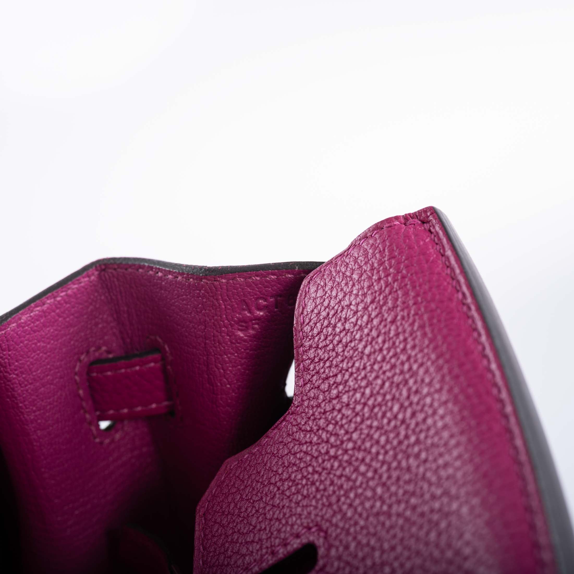 Hermès Birkin 25 Rose Pourpre Togo Palladium Hardware