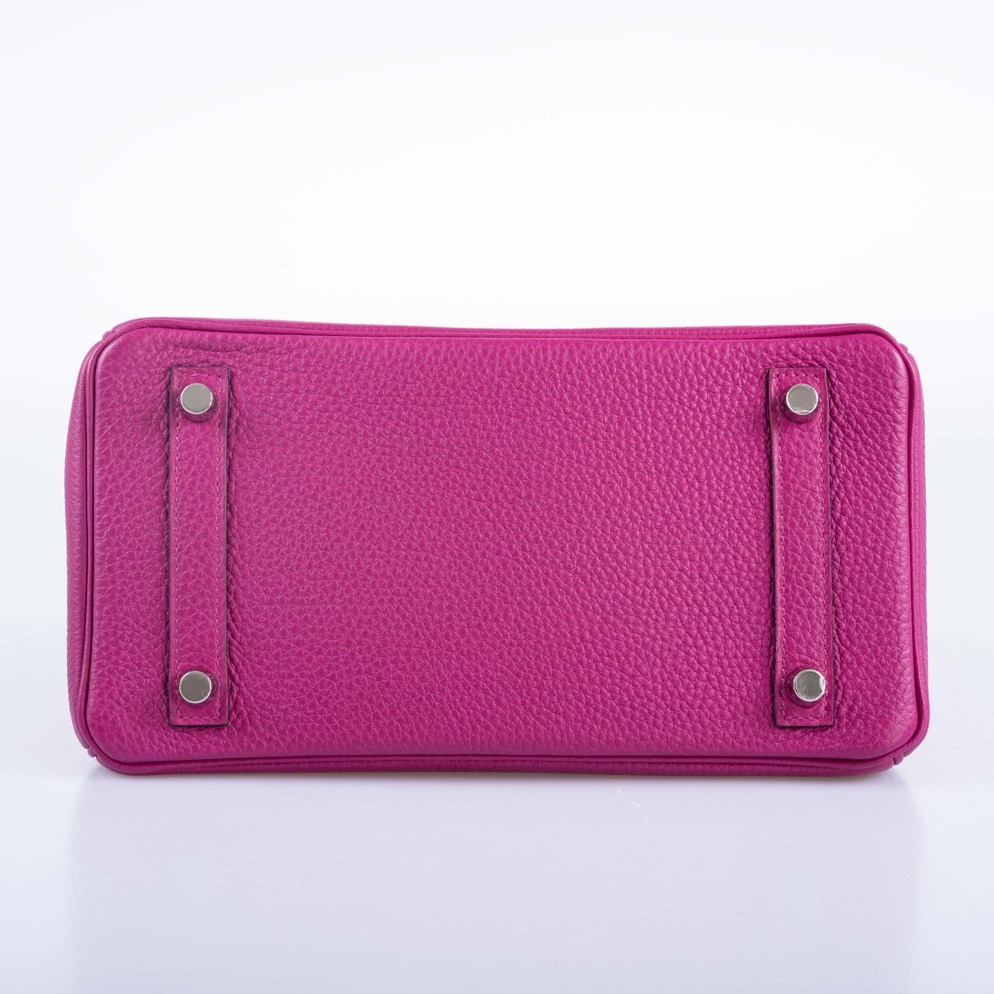 Hermès Birkin 25 Rose Pourpre Togo Palladium Hardware