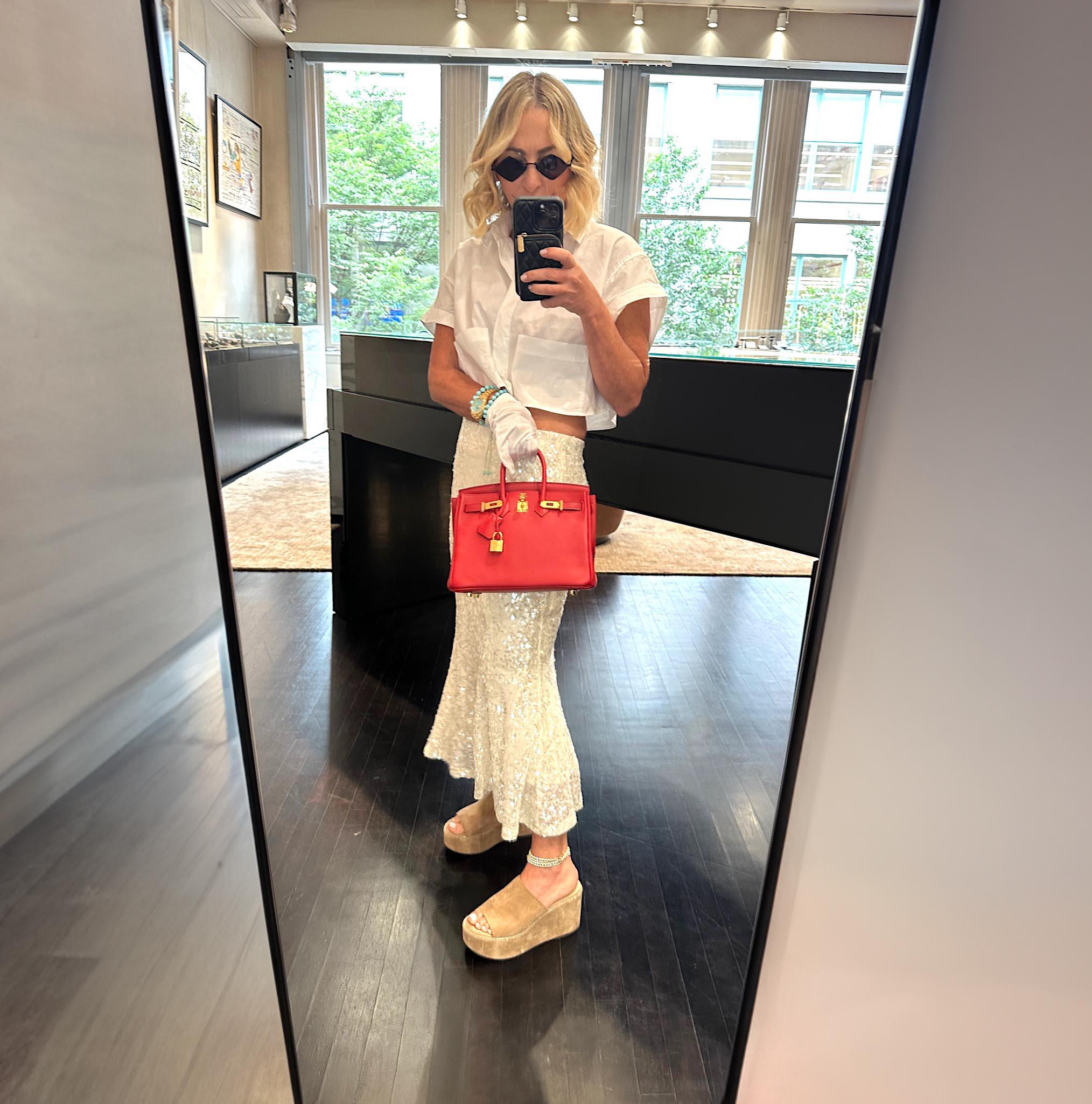 Hermès Birkin 25 Rouge Pivoine Swift Gold Hardware