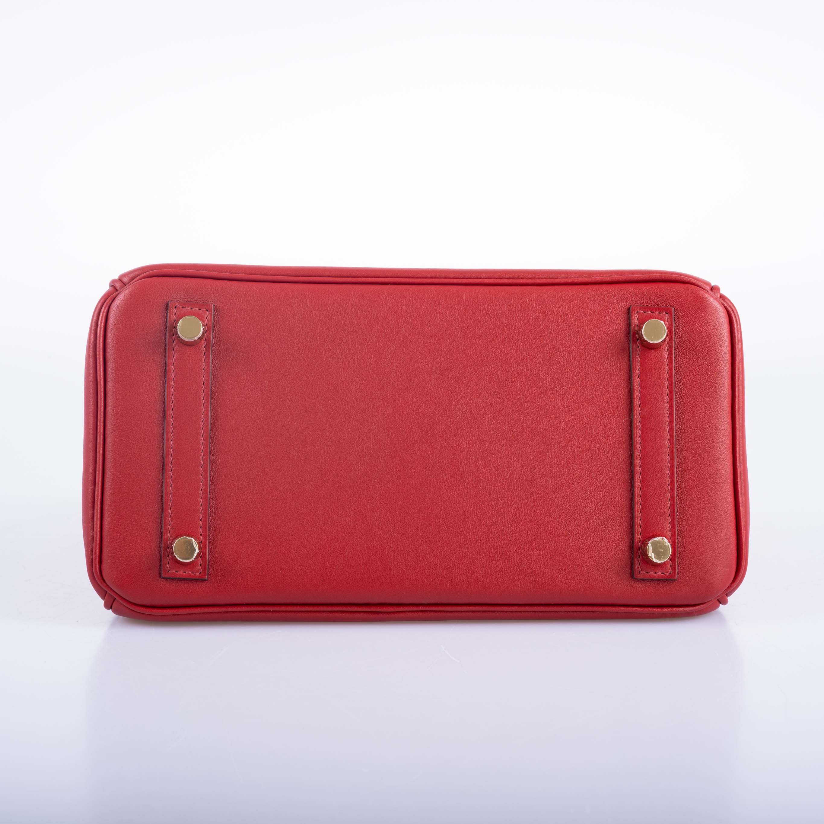 Hermès Birkin 25 Rouge Pivoine Swift Gold Hardware