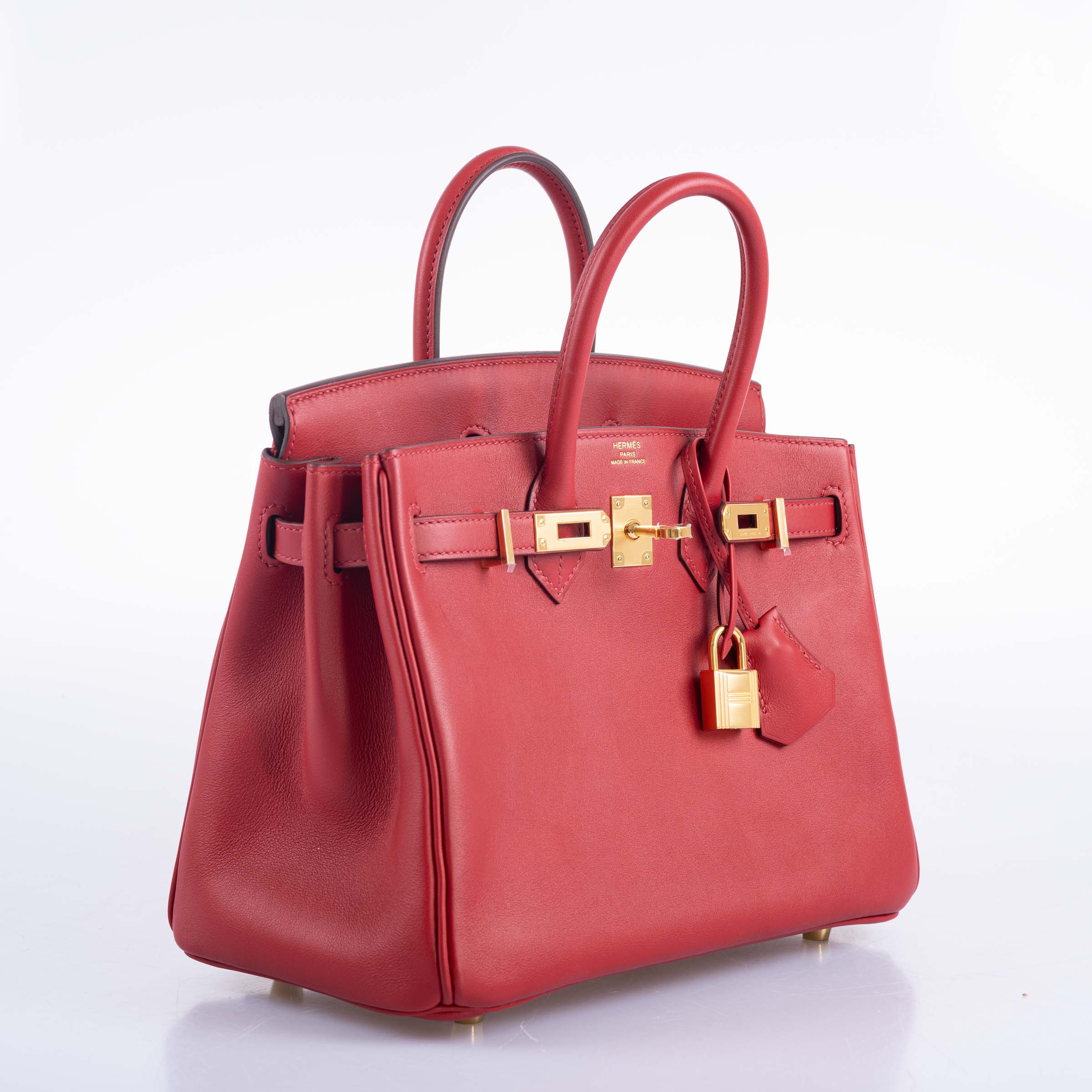 Hermès Birkin 25 Rouge Pivoine Swift Gold Hardware
