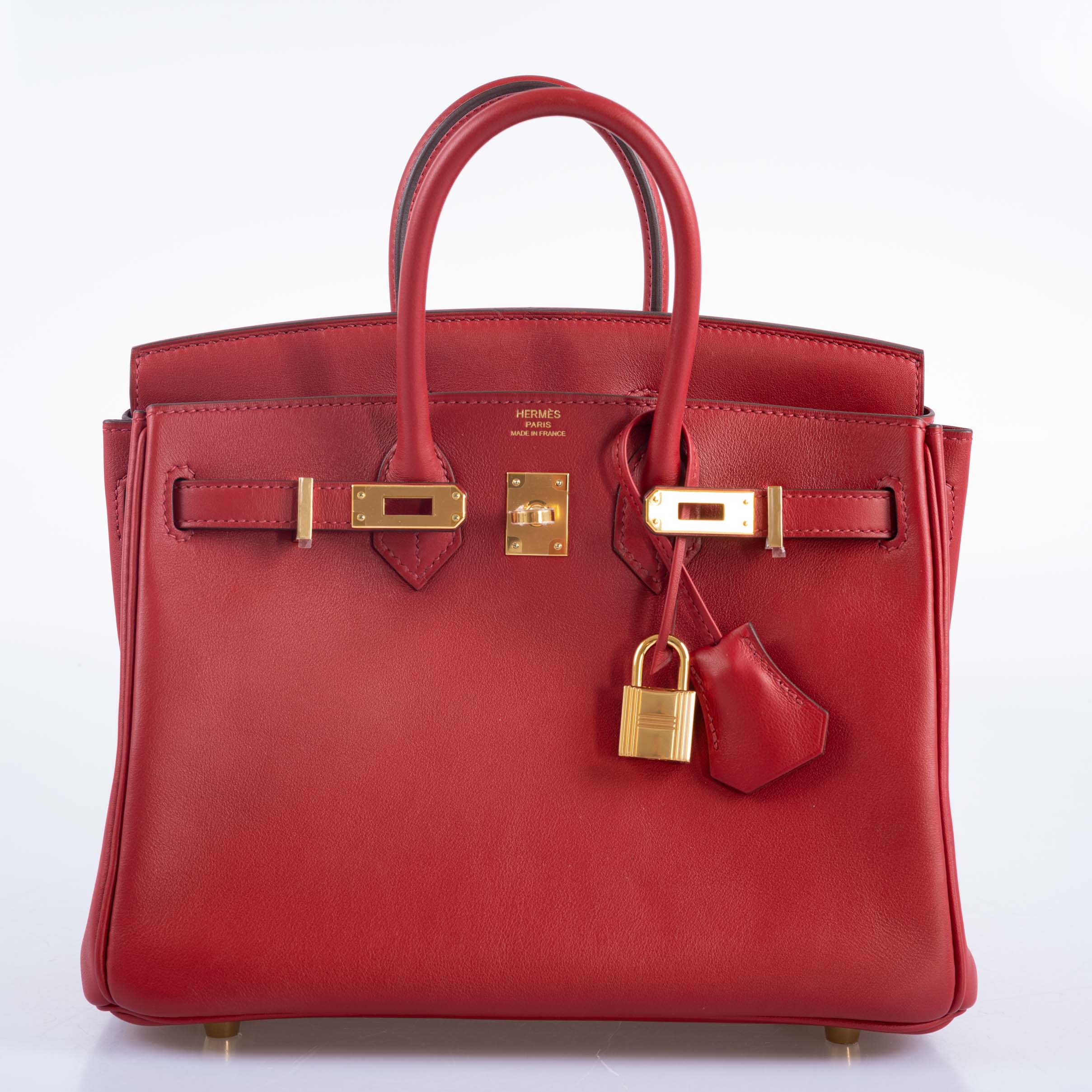 Hermès Birkin 25 Rouge Pivoine Swift Gold Hardware