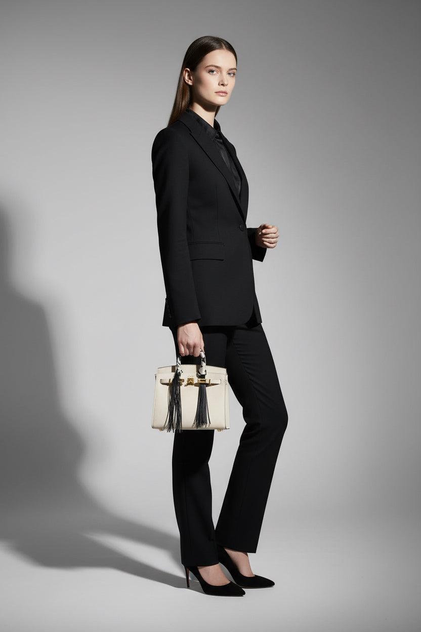 Hermès Birkin 25 Sellier Craie Epsom Gold Hardware