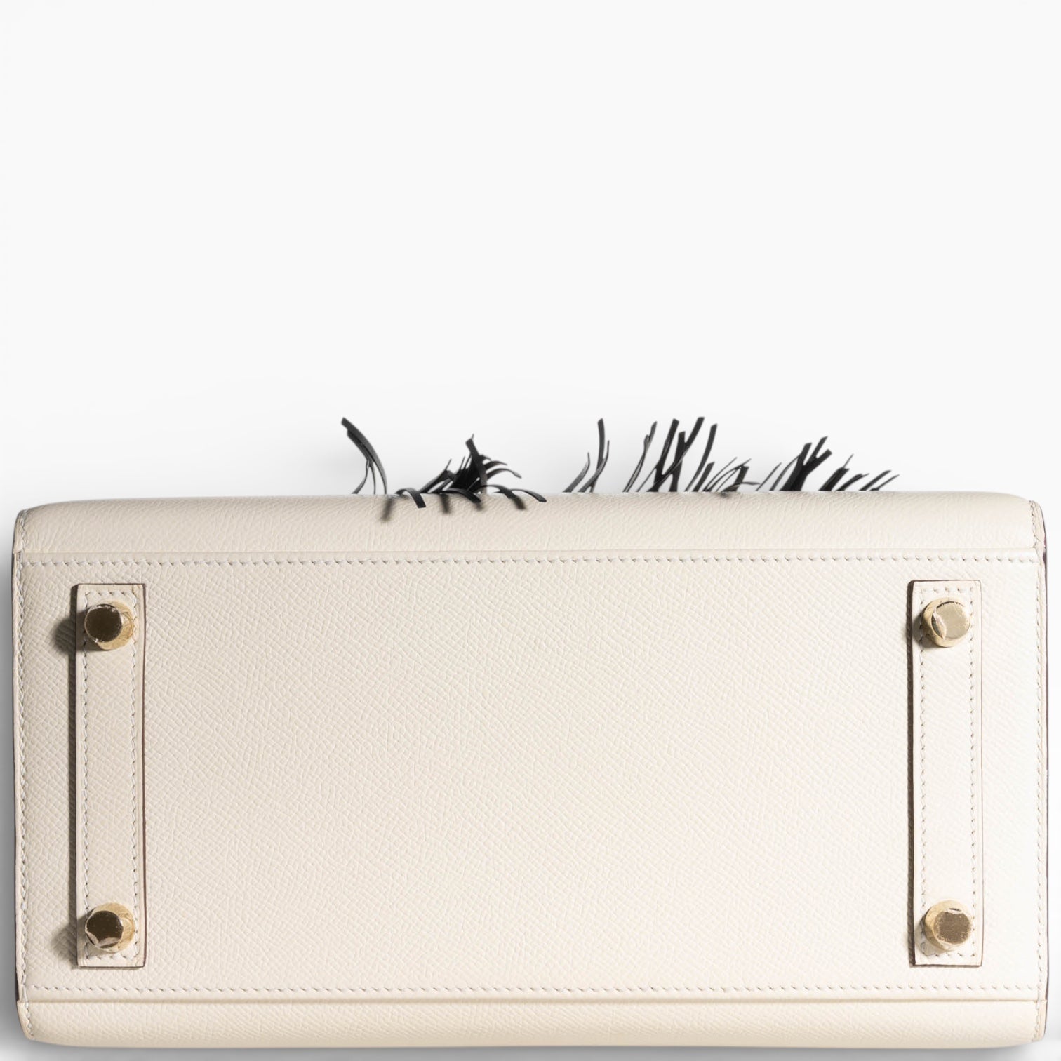 Hermès Birkin 25 Sellier Craie Epsom Gold Hardware