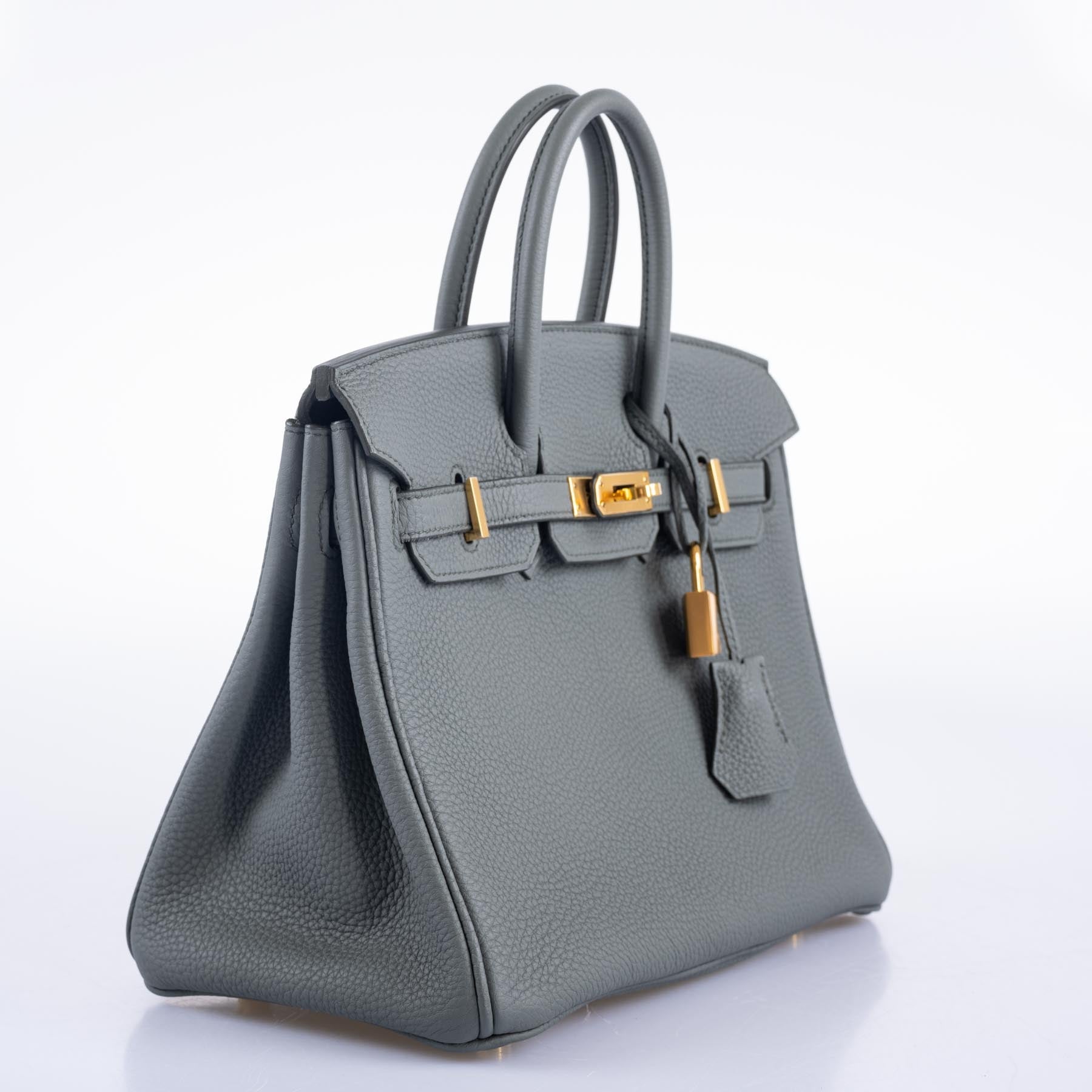 Hermès Birkin 25 Vert Amande Togo Gold Hardware