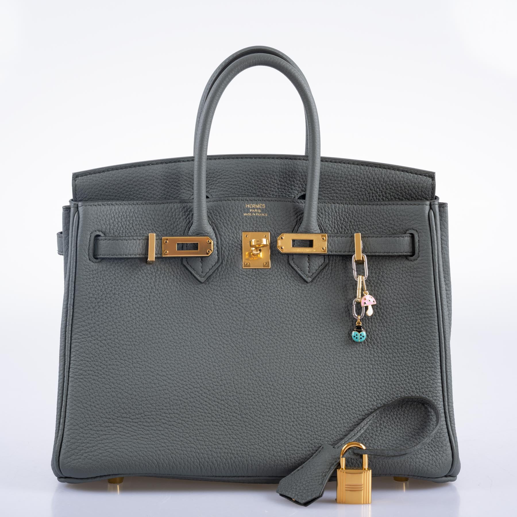 Hermès Birkin 25 Vert Amande Togo Gold Hardware
