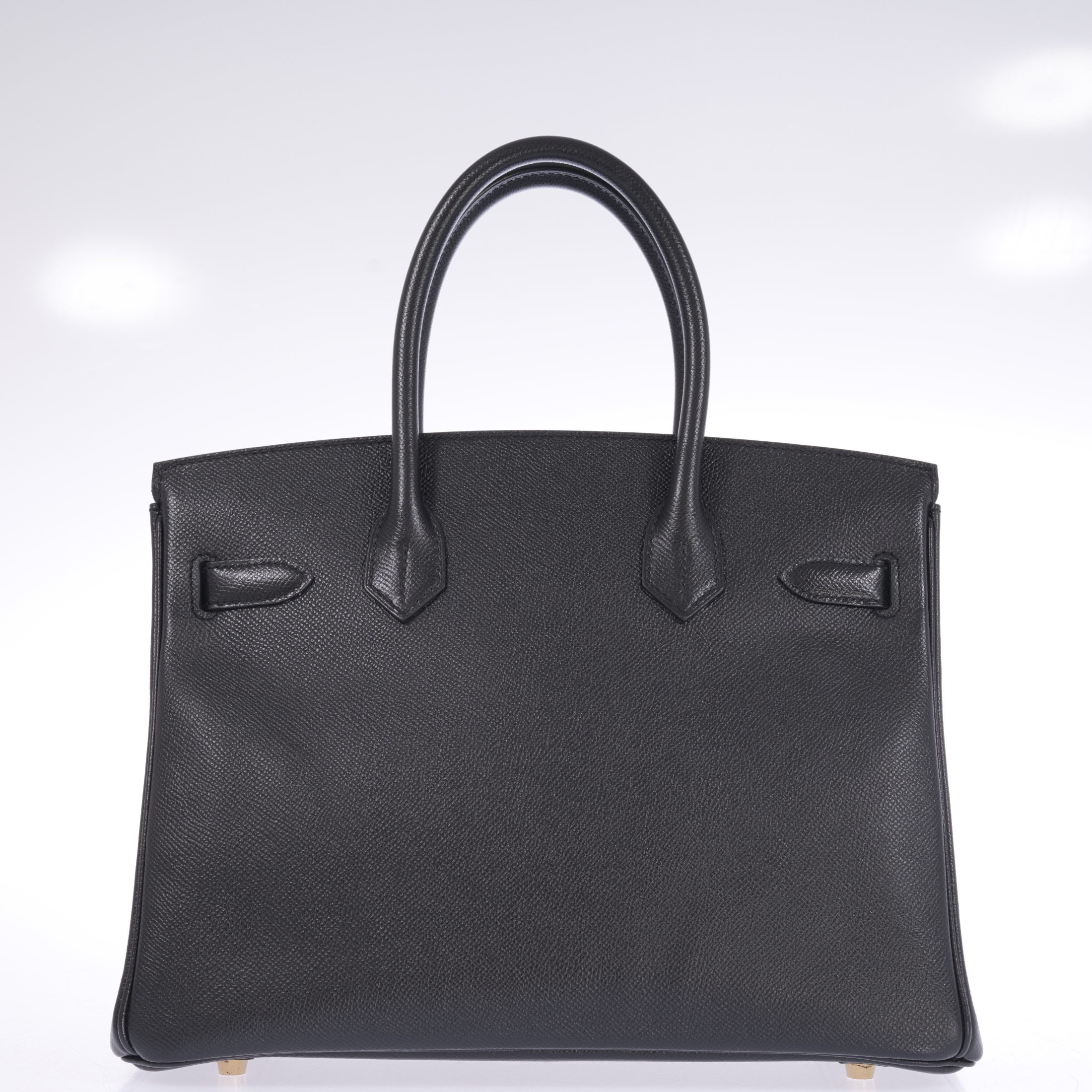 Hermès Birkin 30 Black Epsom Gold Hardware
