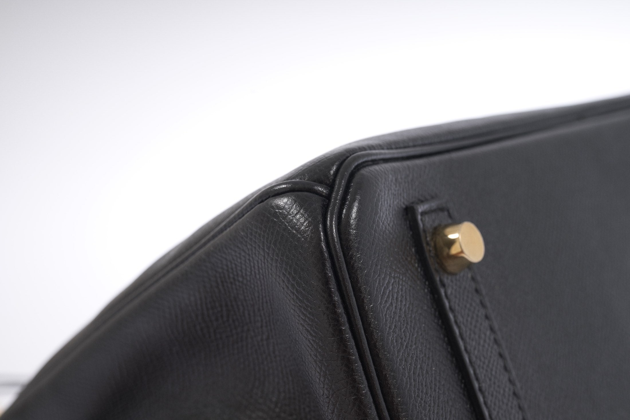 Hermès Birkin 30 Black Epsom Gold Hardware
