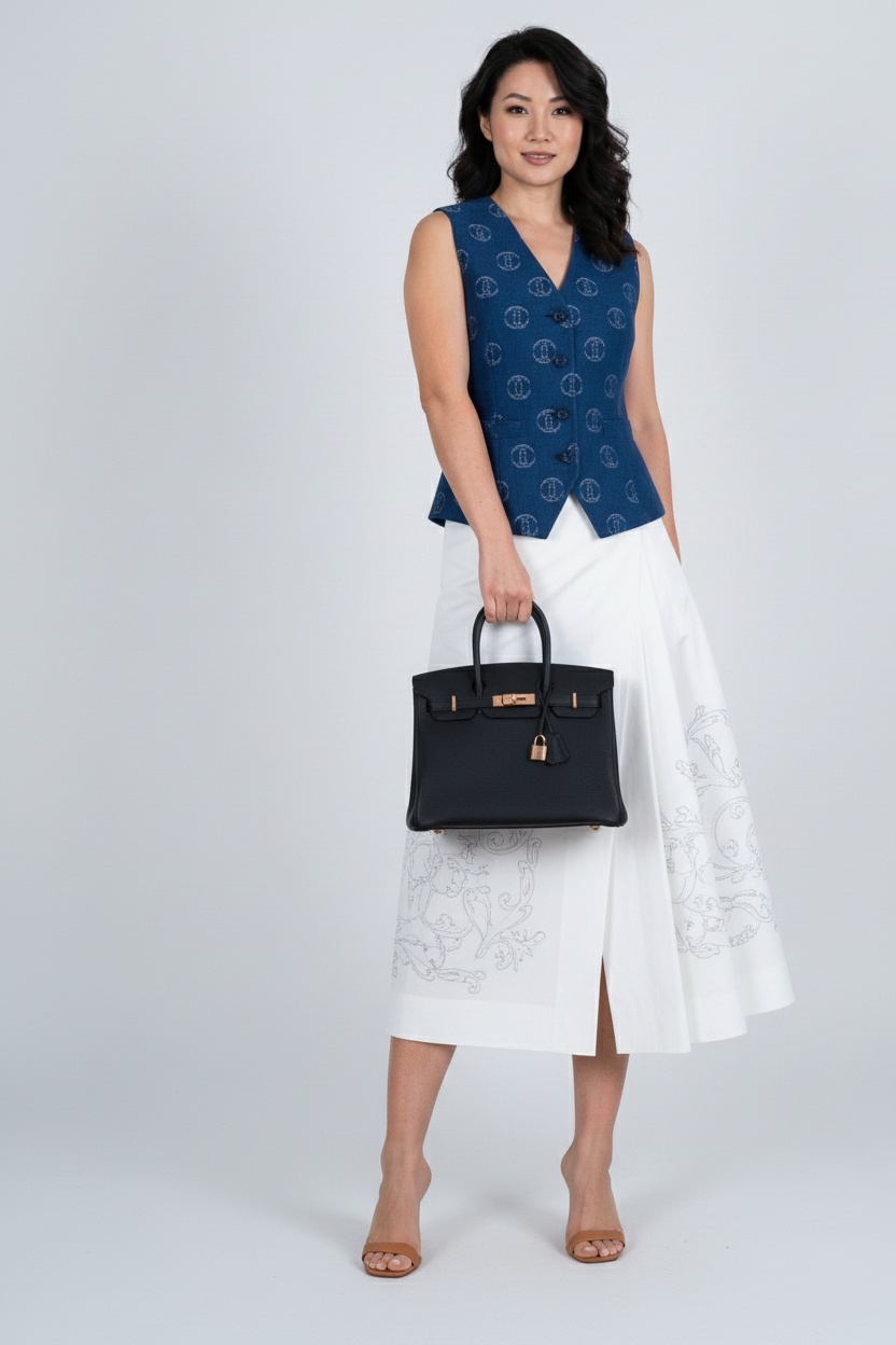 Hermès Birkin 30 Black Togo Rose Gold Hardware