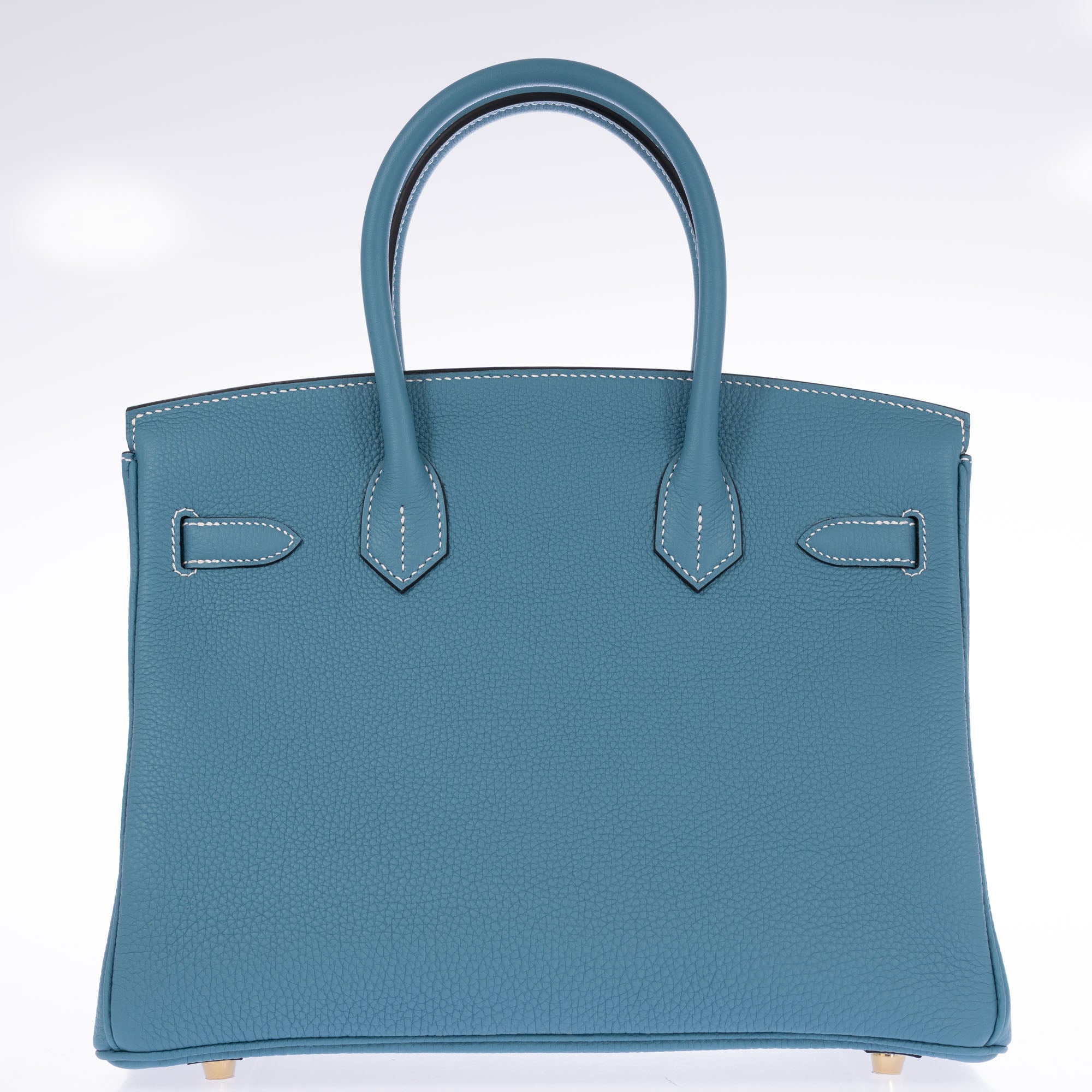 Hermès Birkin 30 Blue Jean Togo Gold Hardware