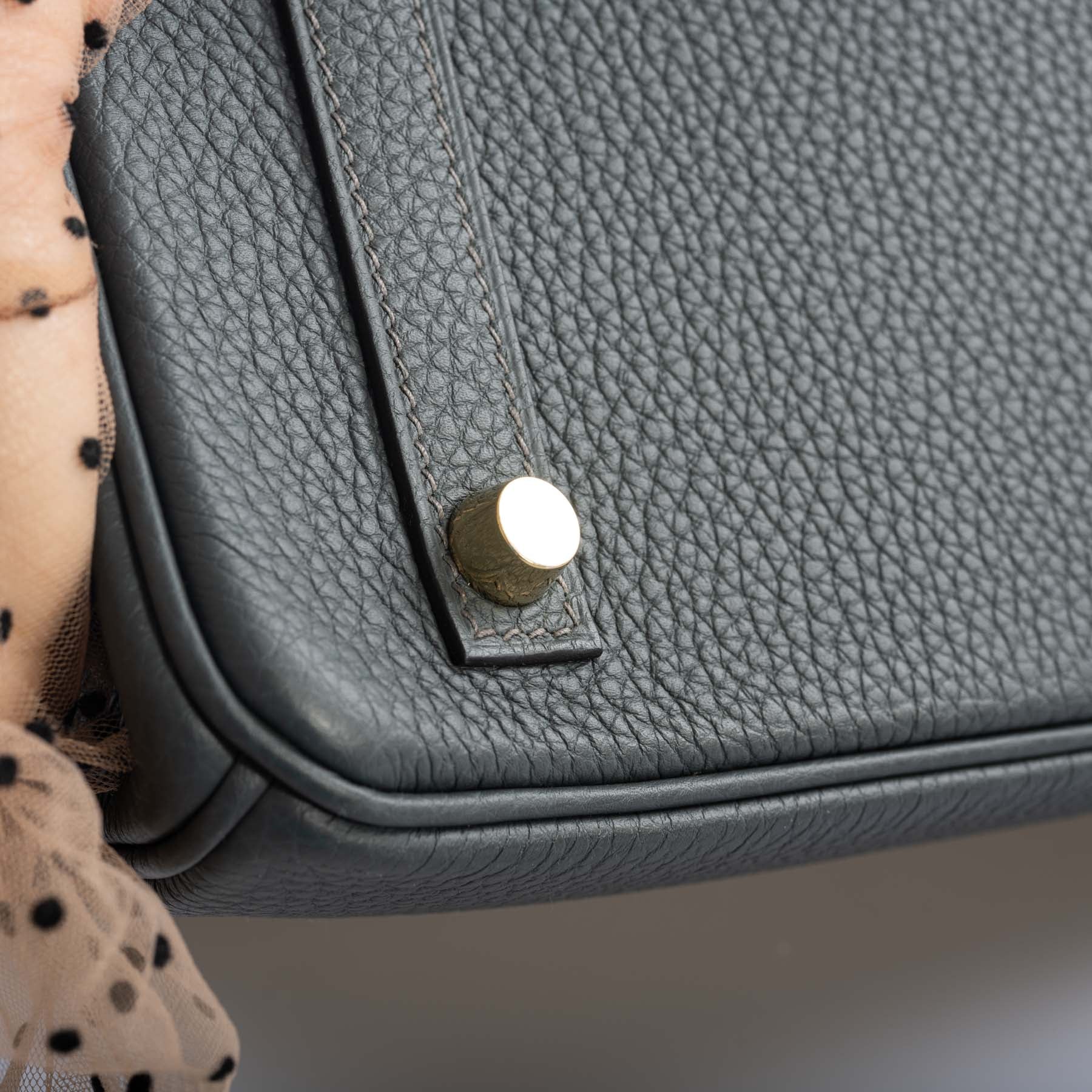 Hermès Birkin 30 Blue Orage Togo Gold Hardware
