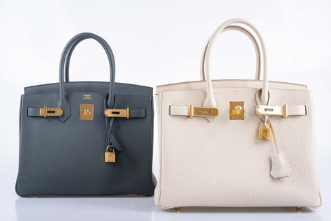 Hermès Birkin 30 Blue Orage Togo Gold Hardware