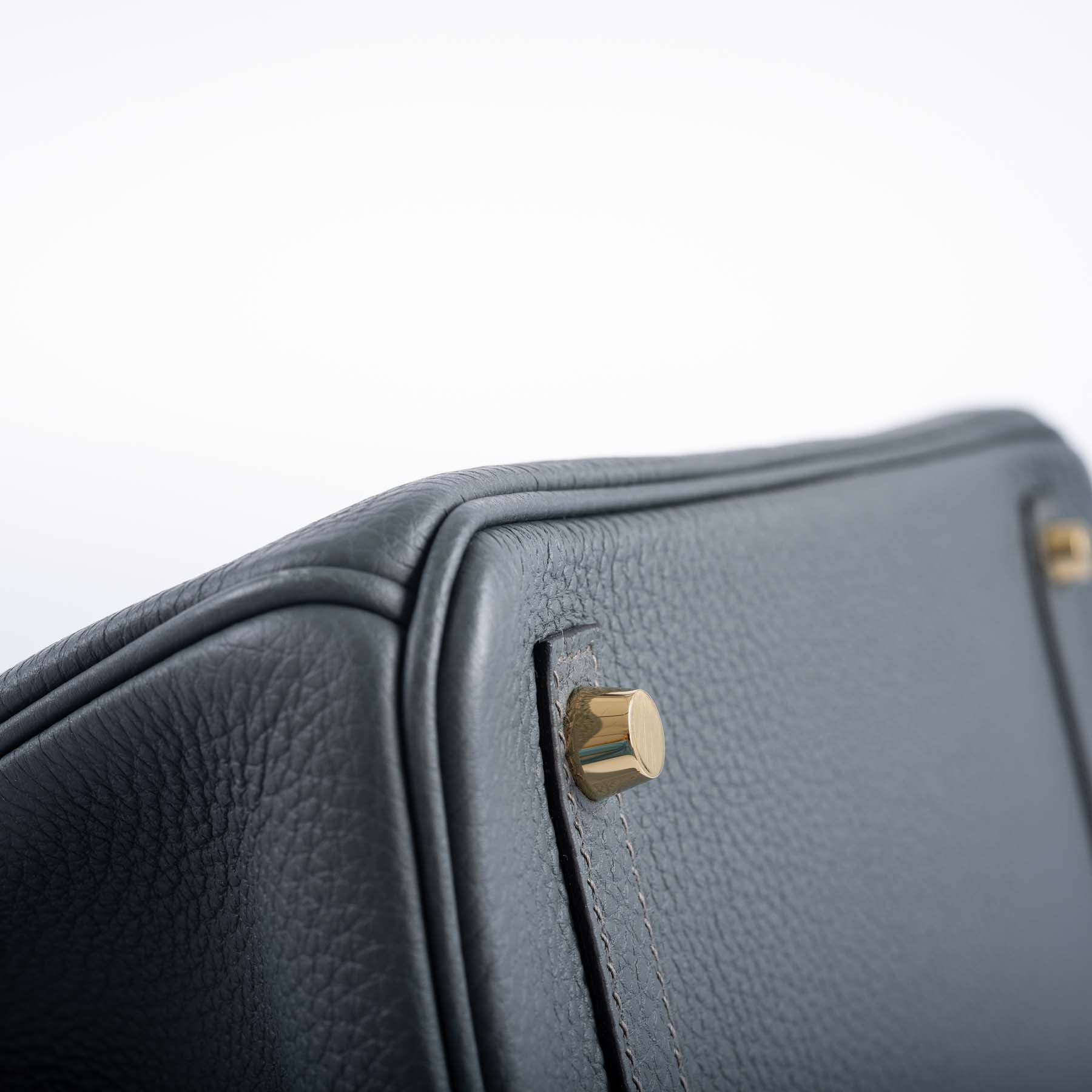 Hermès Birkin 30 Blue Orage Togo Gold Hardware