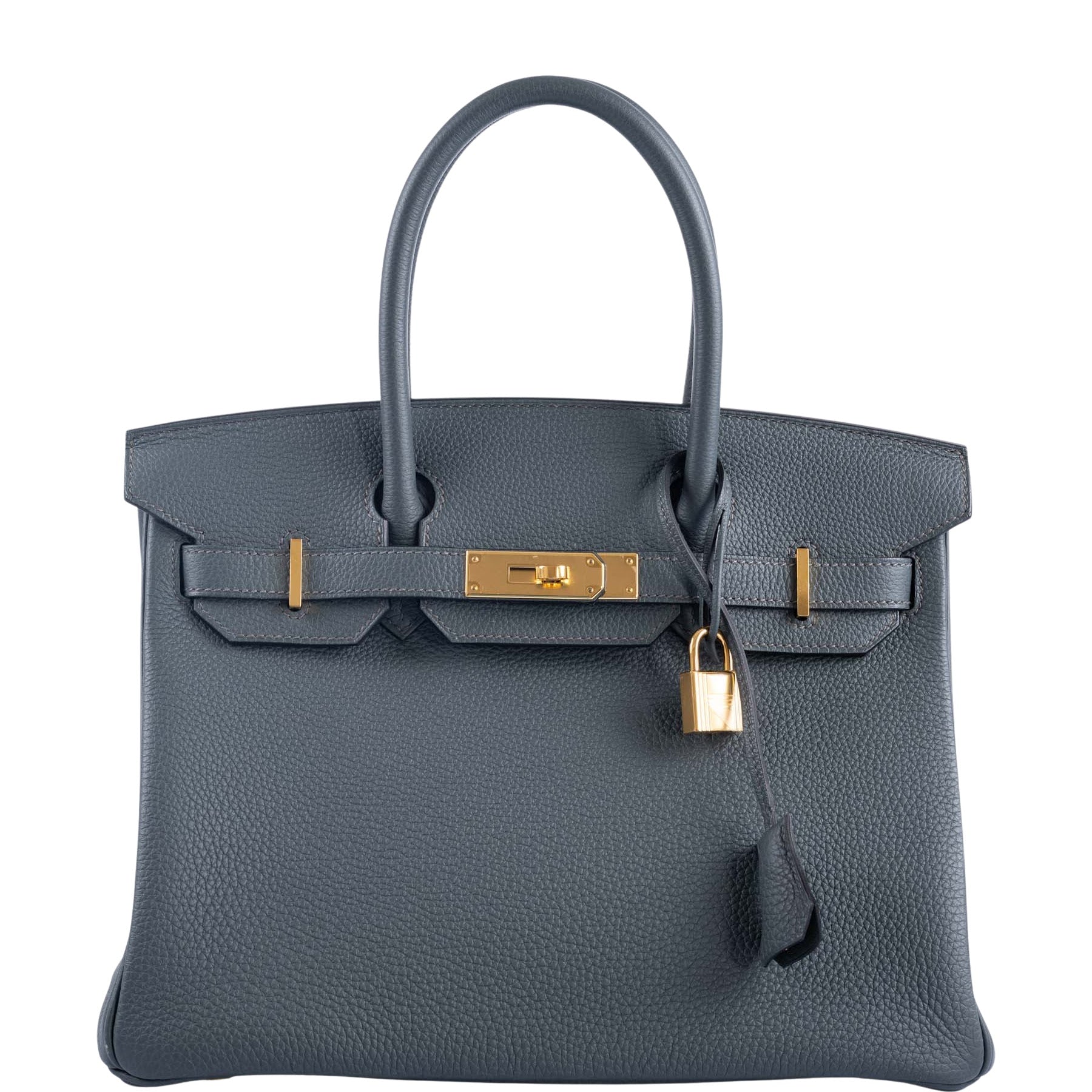 Hermès Birkin 30 Blue Orage Togo Gold Hardware