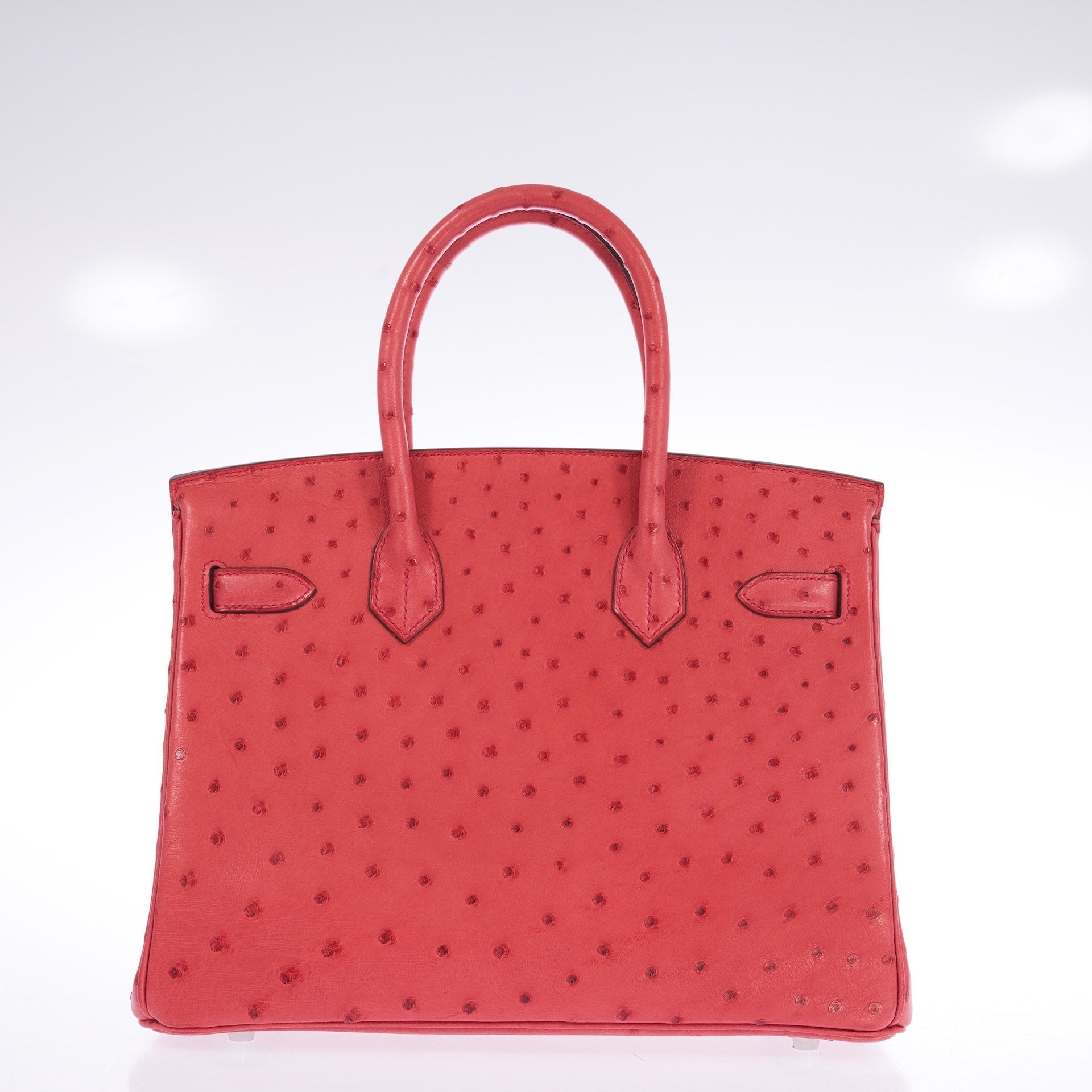 Hermès Birkin 30 Bougainvillea Ostrich Palladium Hardware