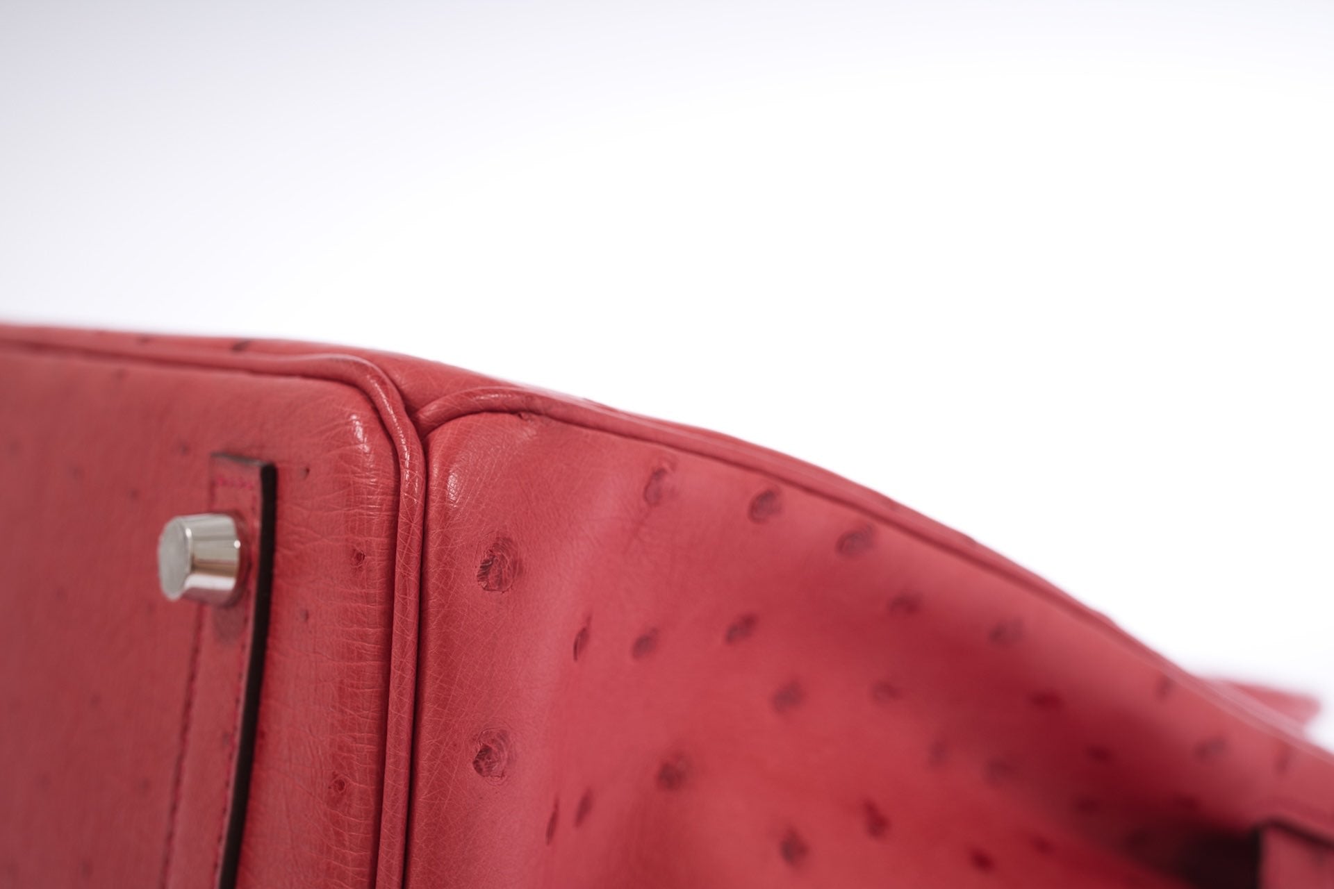 Hermès Birkin 30 Bougainvillea Ostrich Palladium Hardware