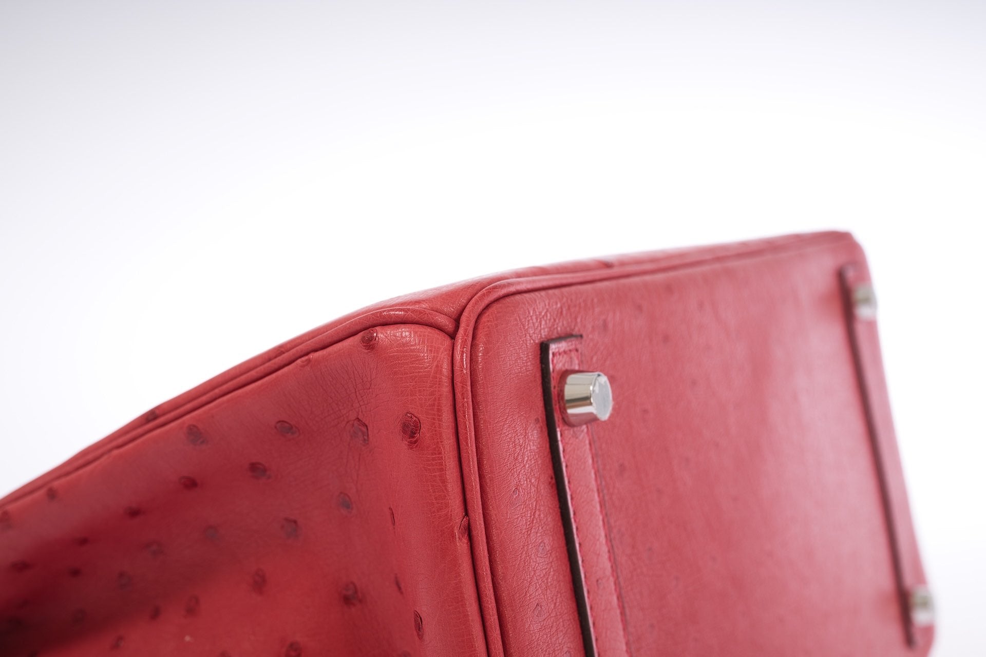 Hermès Birkin 30 Bougainvillea Ostrich Palladium Hardware