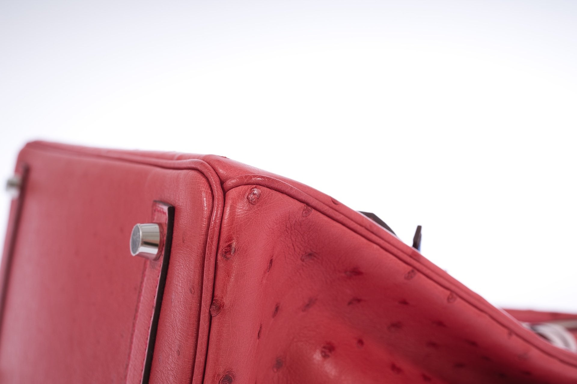 Hermès Birkin 30 Bougainvillea Ostrich Palladium Hardware