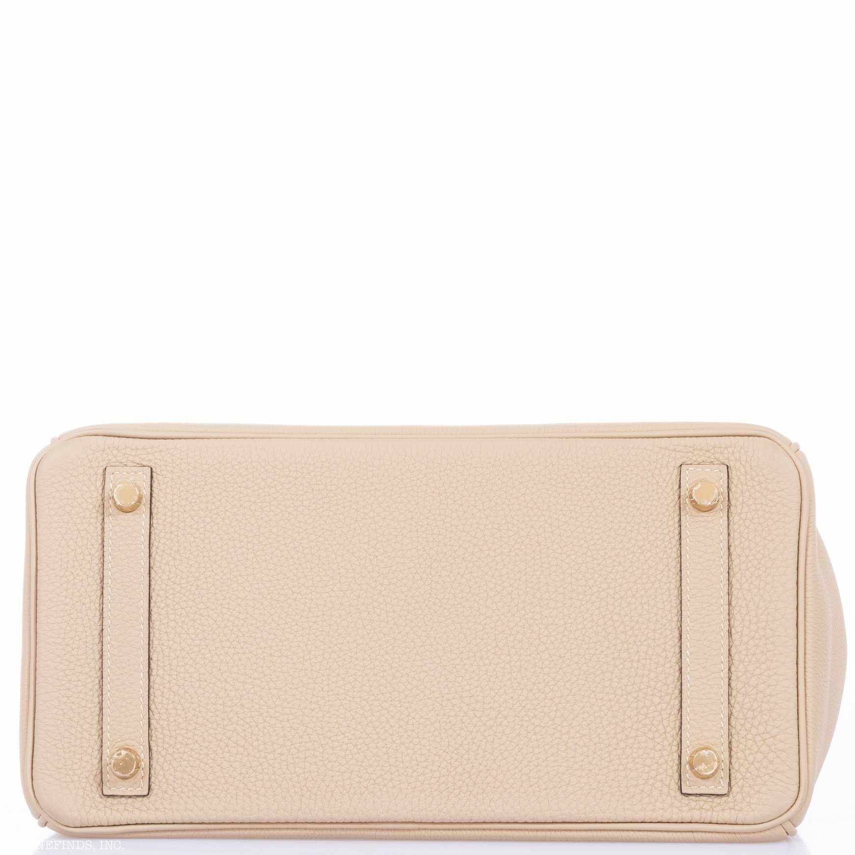 Hermès Birkin 30 Craie Togo Rose Gold Hardware