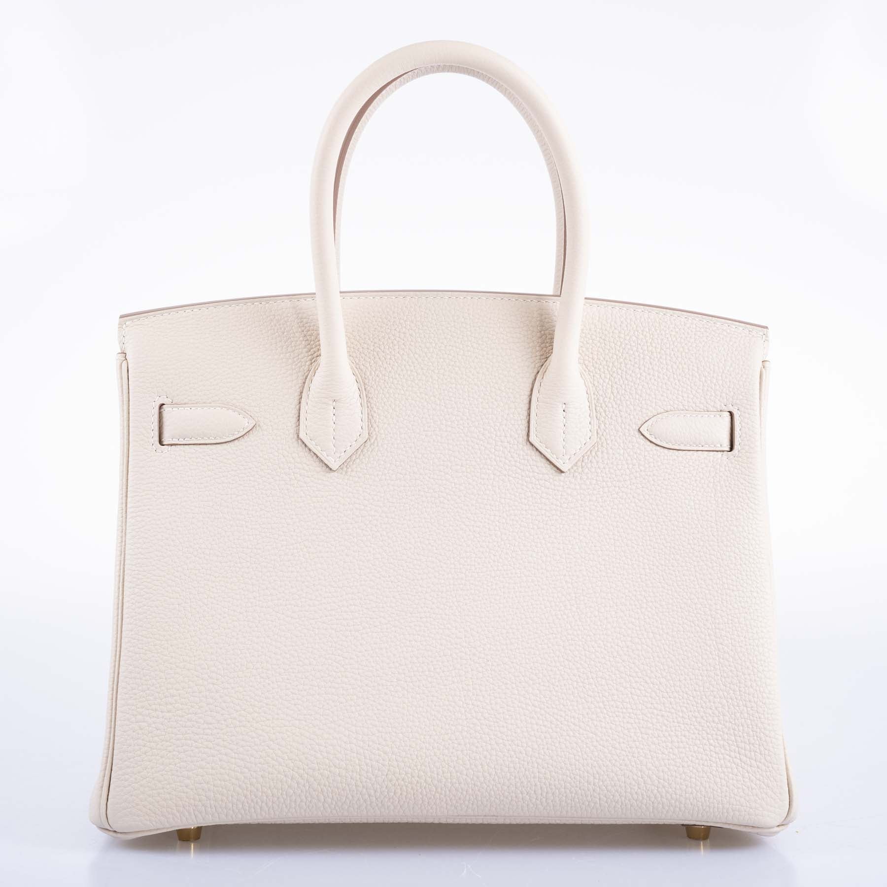 Hermès Birkin 30 Craie Togo with Gold Hardware
