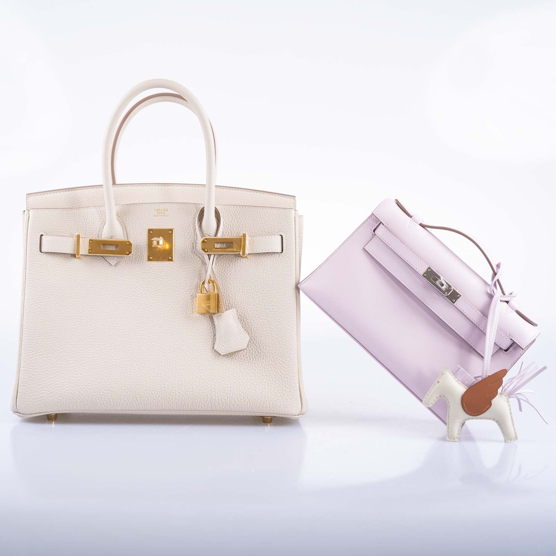 Hermès Birkin 30 Craie Togo with Gold Hardware