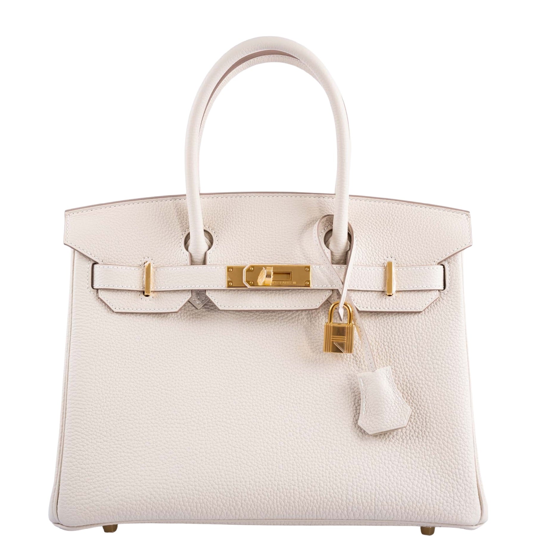 Hermès Birkin 30 Craie Togo with Gold Hardware