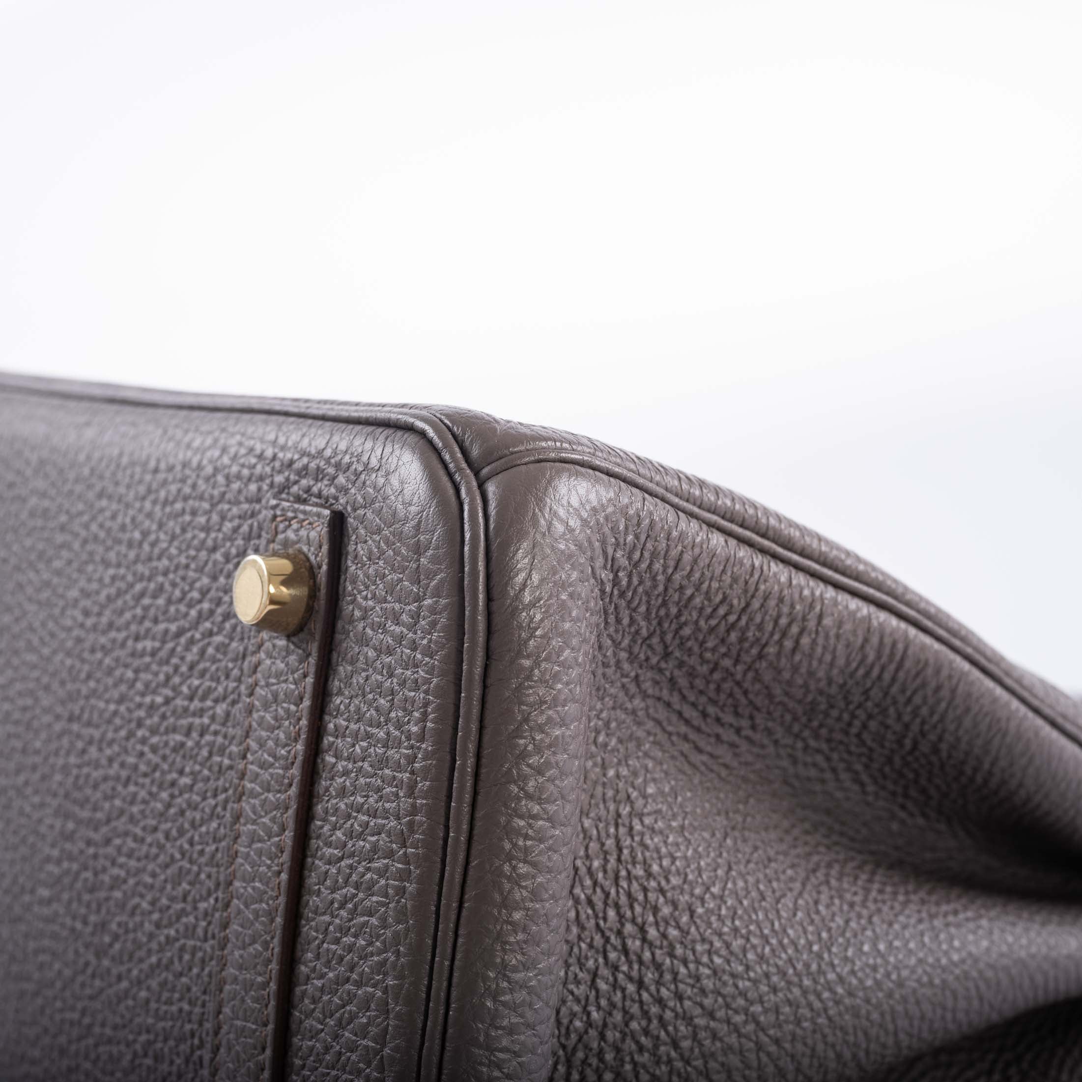 Hermès Birkin 30 Etain Togo with Gold Hardware