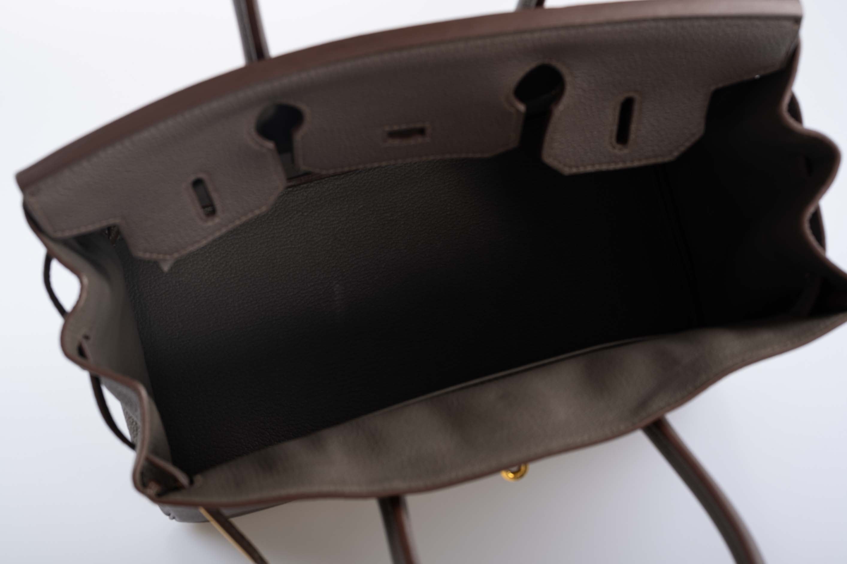 Hermès Birkin 30 Etain Togo with Gold Hardware