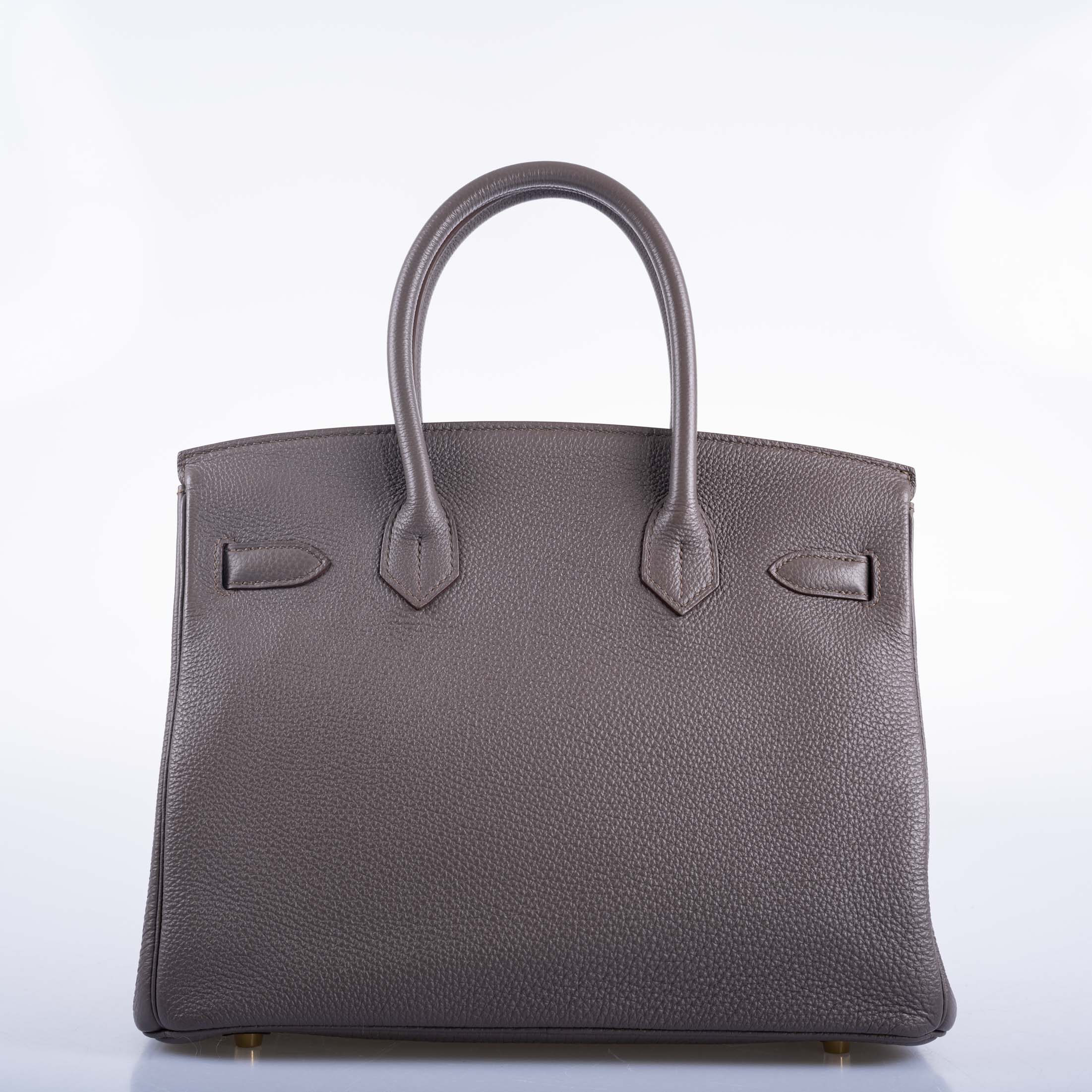 Hermès Birkin 30 Etain Togo with Gold Hardware