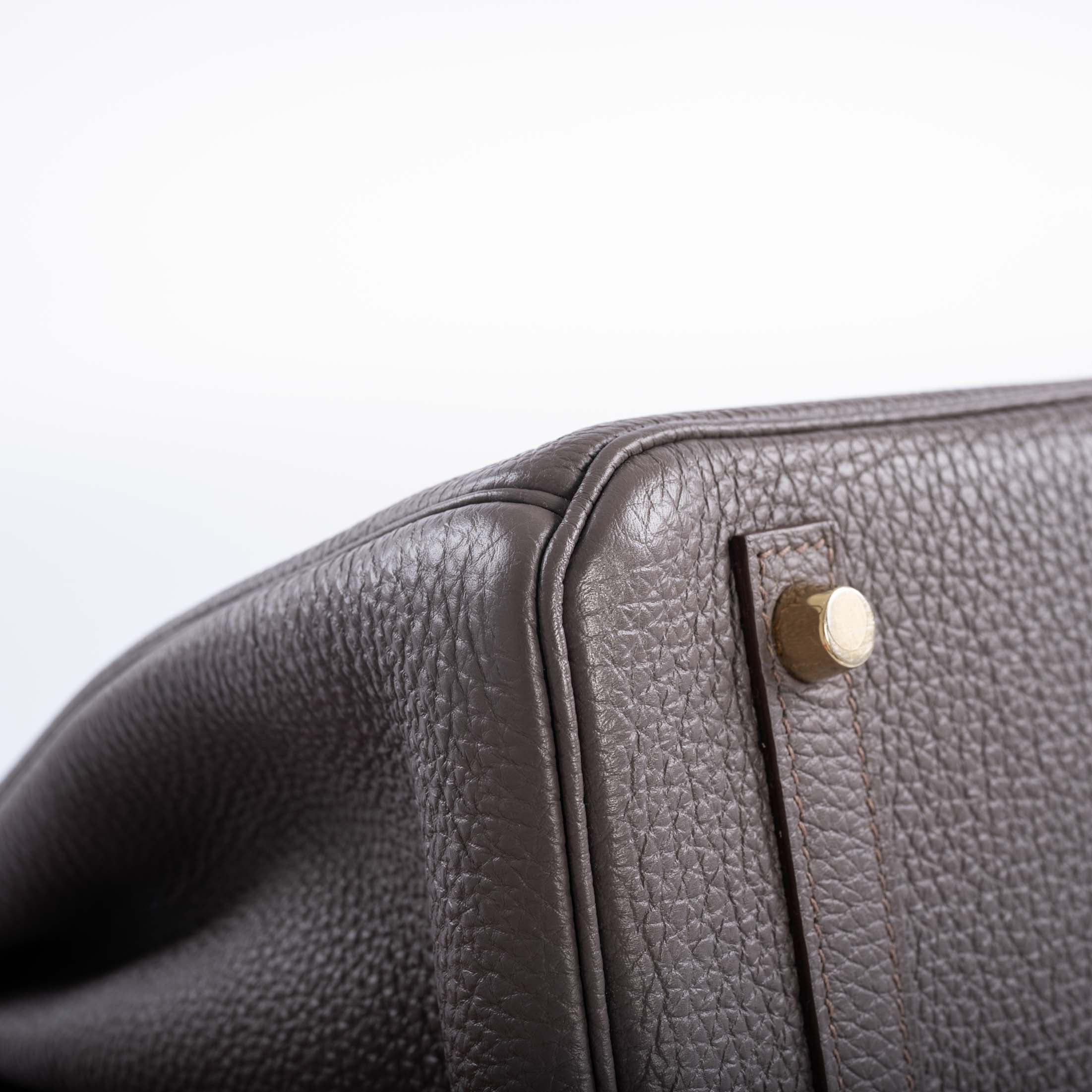 Hermès Birkin 30 Etain Togo with Gold Hardware