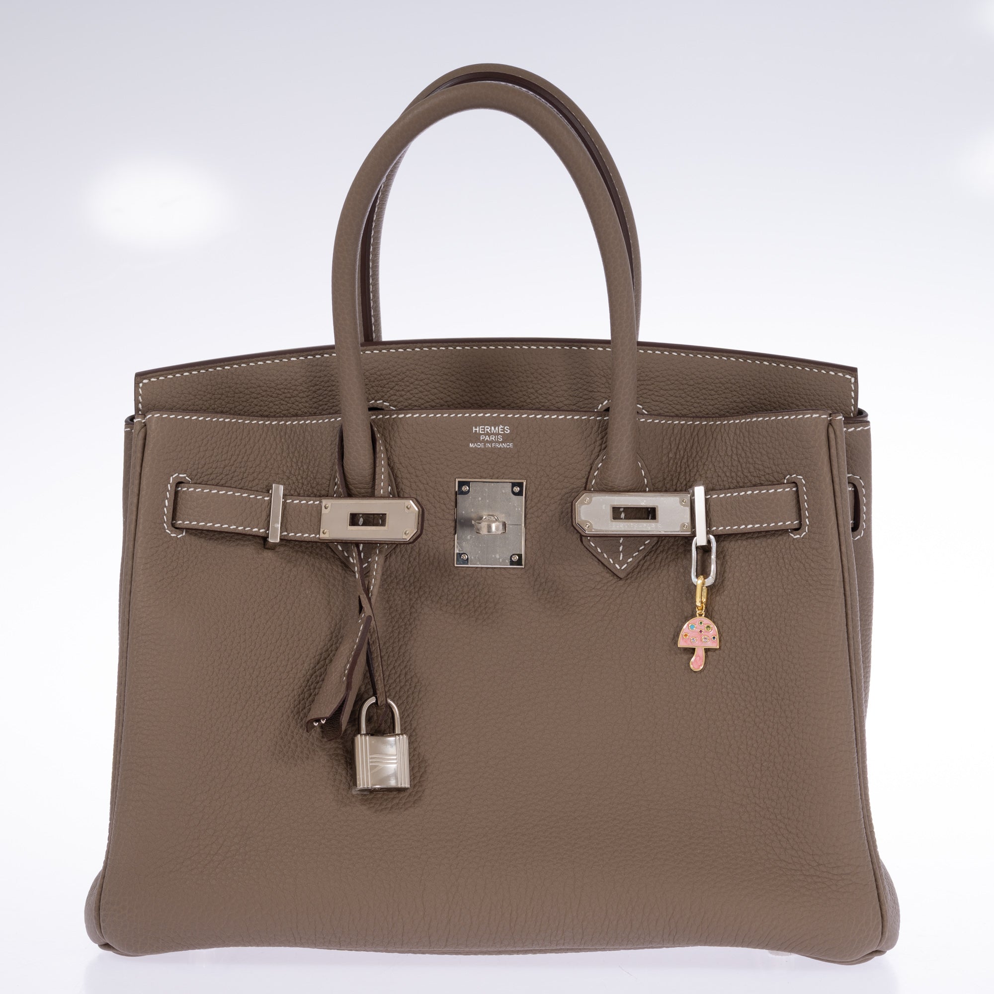 Hermès Birkin 30 Étoupe Togo Palladium Hardware