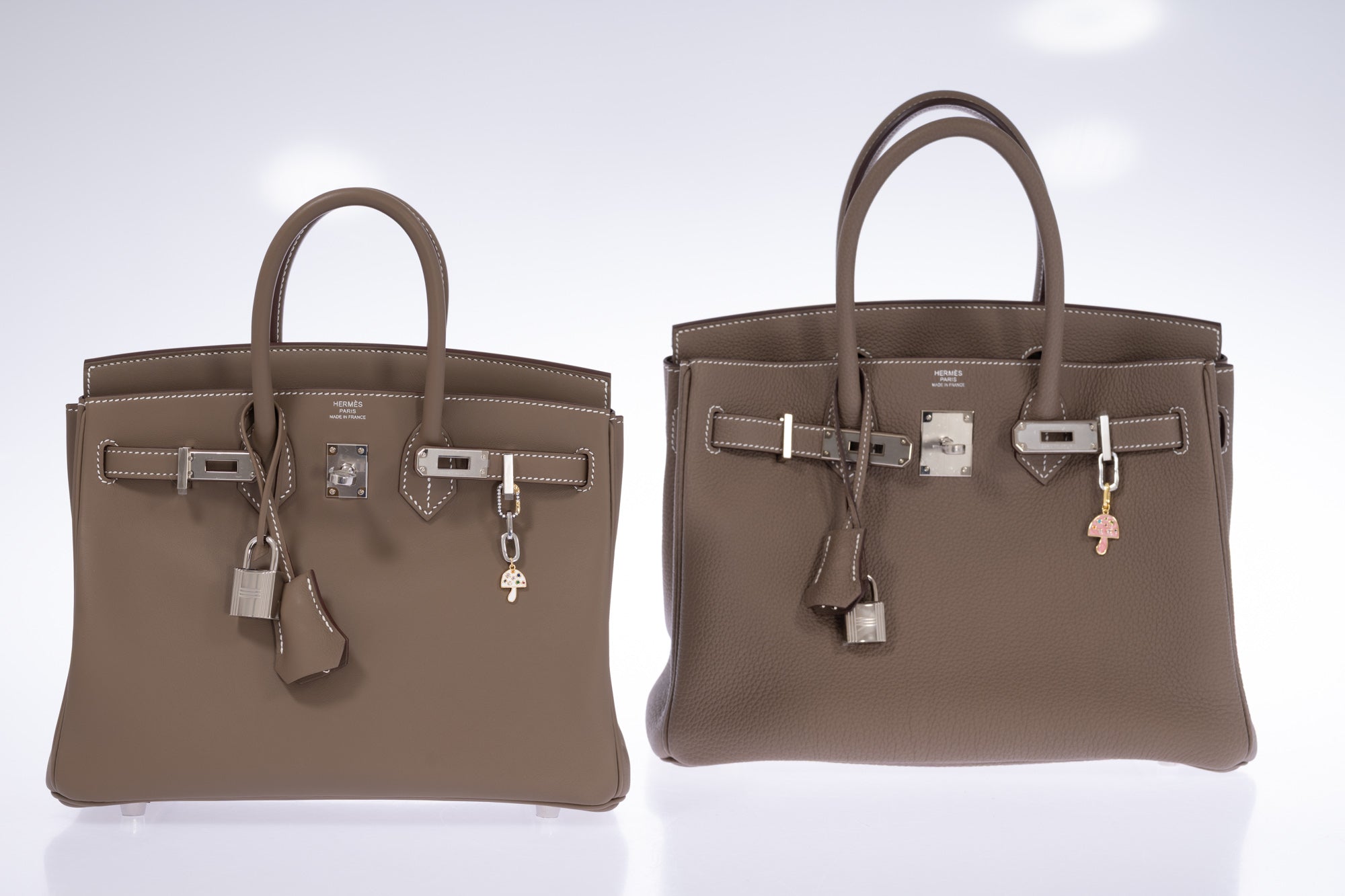 Hermès Birkin 30 Étoupe Togo Palladium Hardware