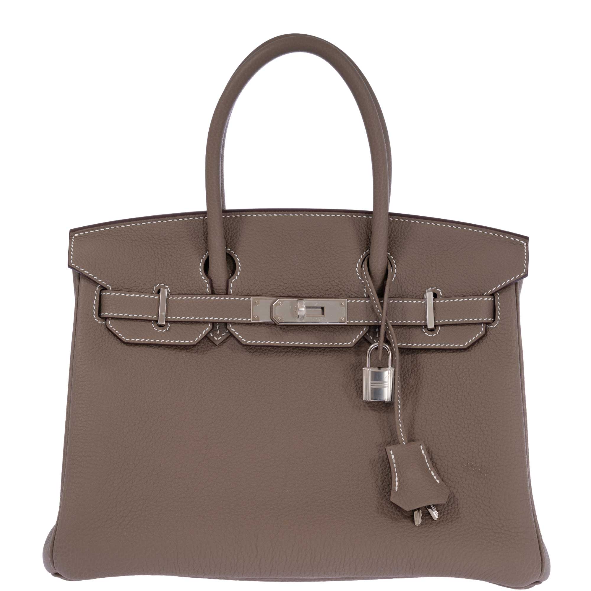 Hermès Birkin 30 Étoupe Togo Palladium Hardware