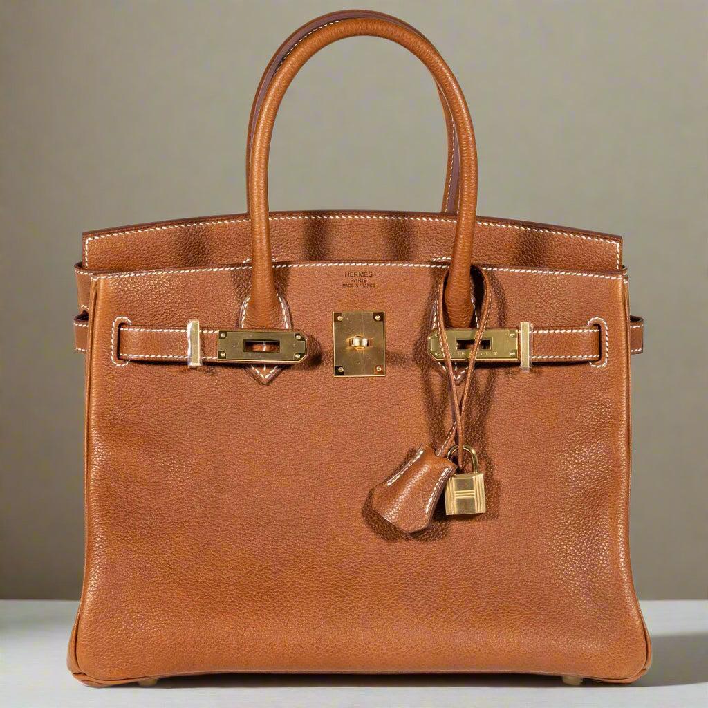 Hermès Birkin 30 Fauve Barenia Faubourg Gold Hardware