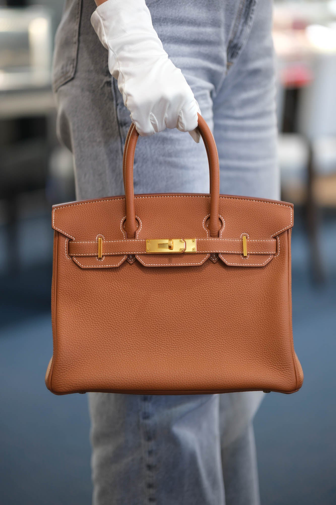 Hermès Birkin 30 Gold Togo Gold Hardware
