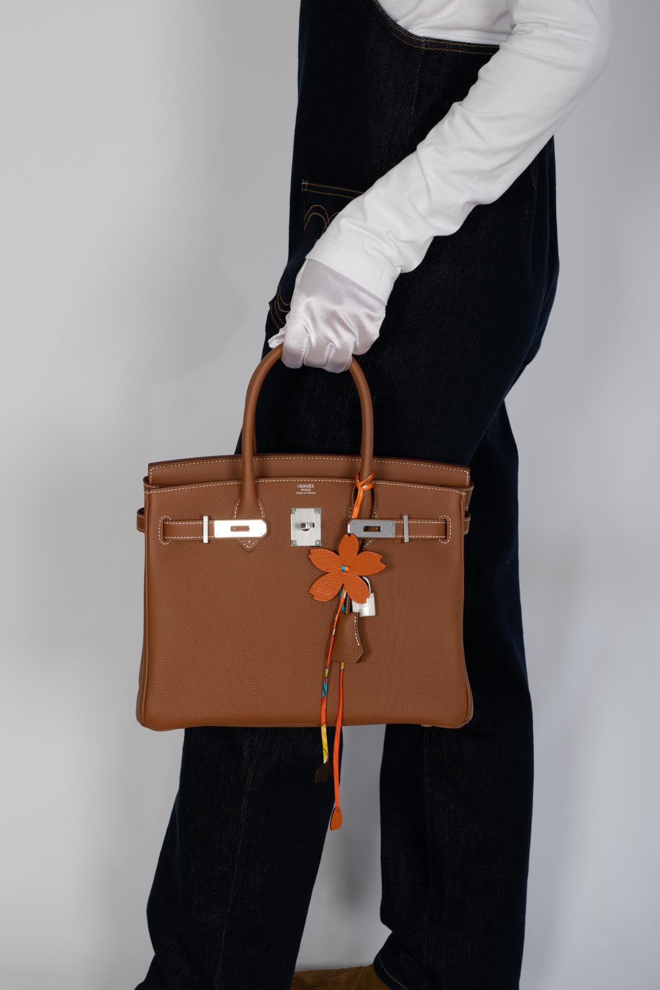 Hermès Birkin 30 Gold Togo Palladium Hardware