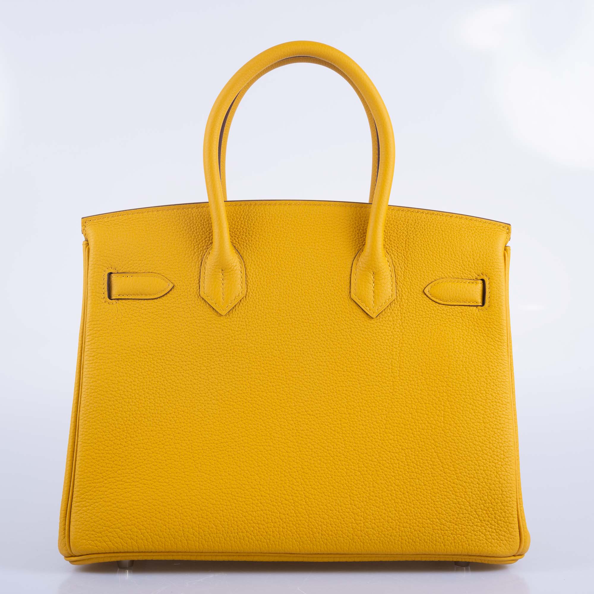 Hermès Birkin 30 Jaune Ambre Togo Palladium Hardware