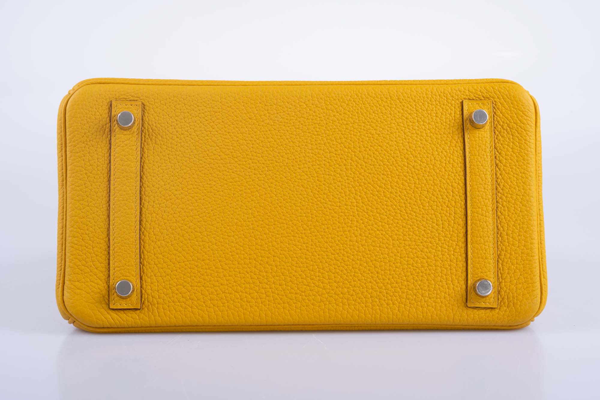 Hermès Birkin 30 Jaune Ambre Togo Palladium Hardware