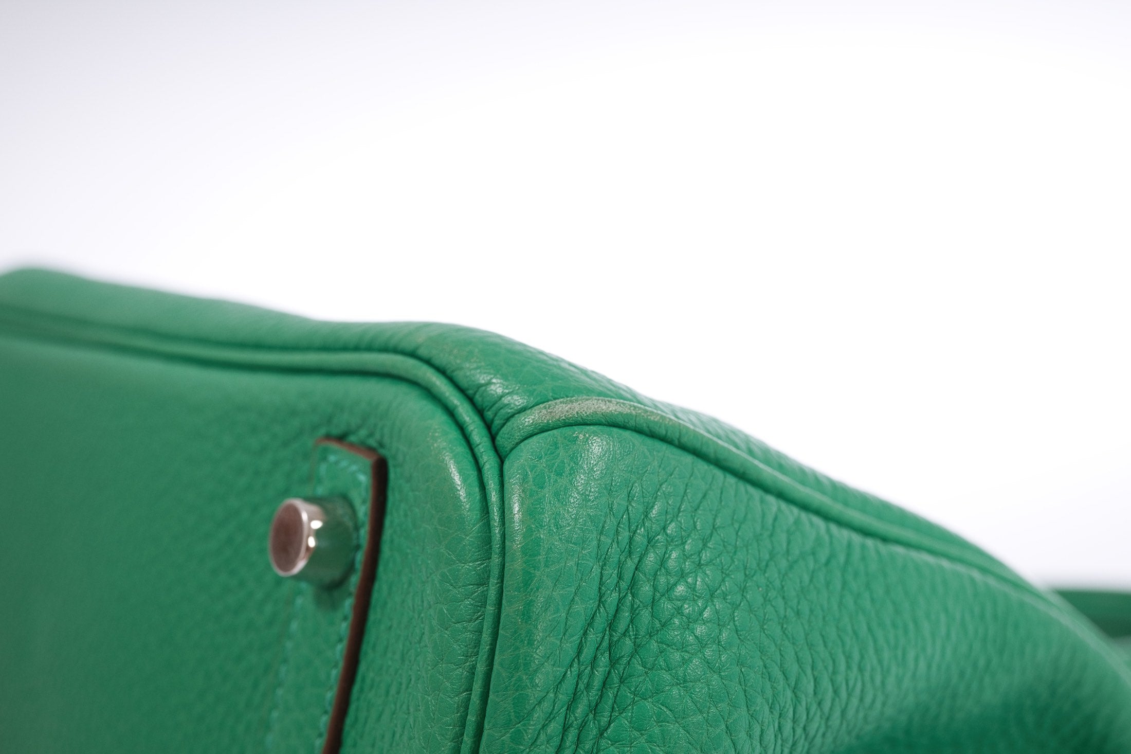 Hermès Birkin 30 Menthe Clemence with Palladium Hardware