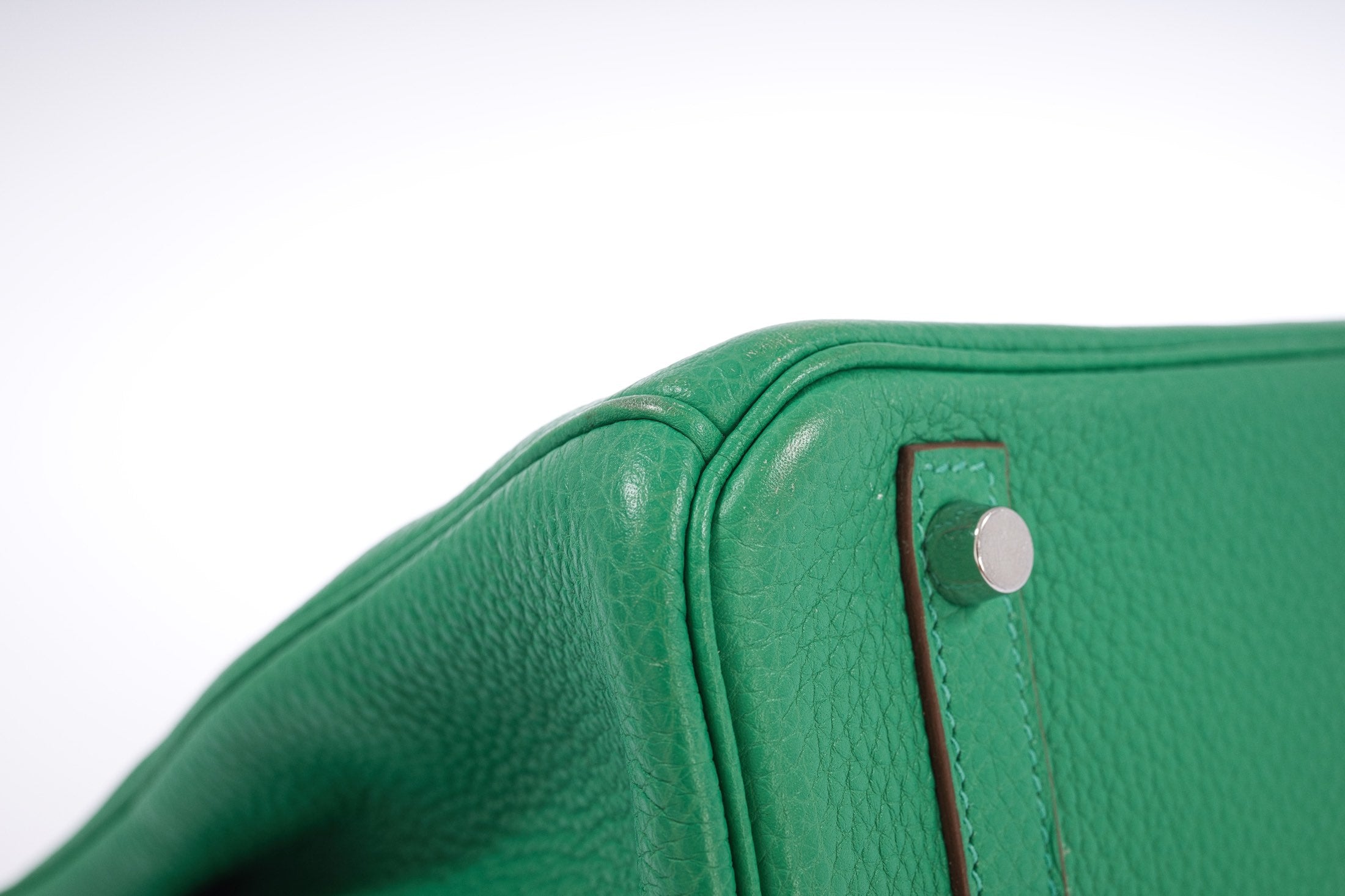 Hermès Birkin 30 Menthe Clemence with Palladium Hardware