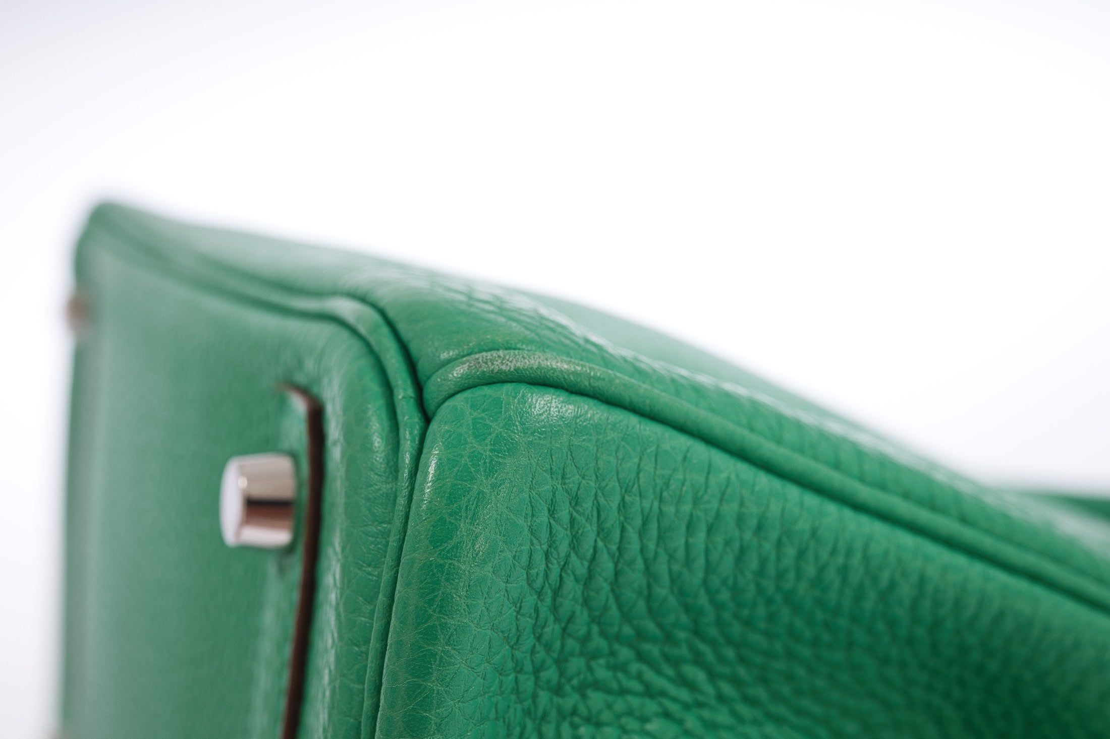 Hermès Birkin 30 Menthe Clemence with Palladium Hardware