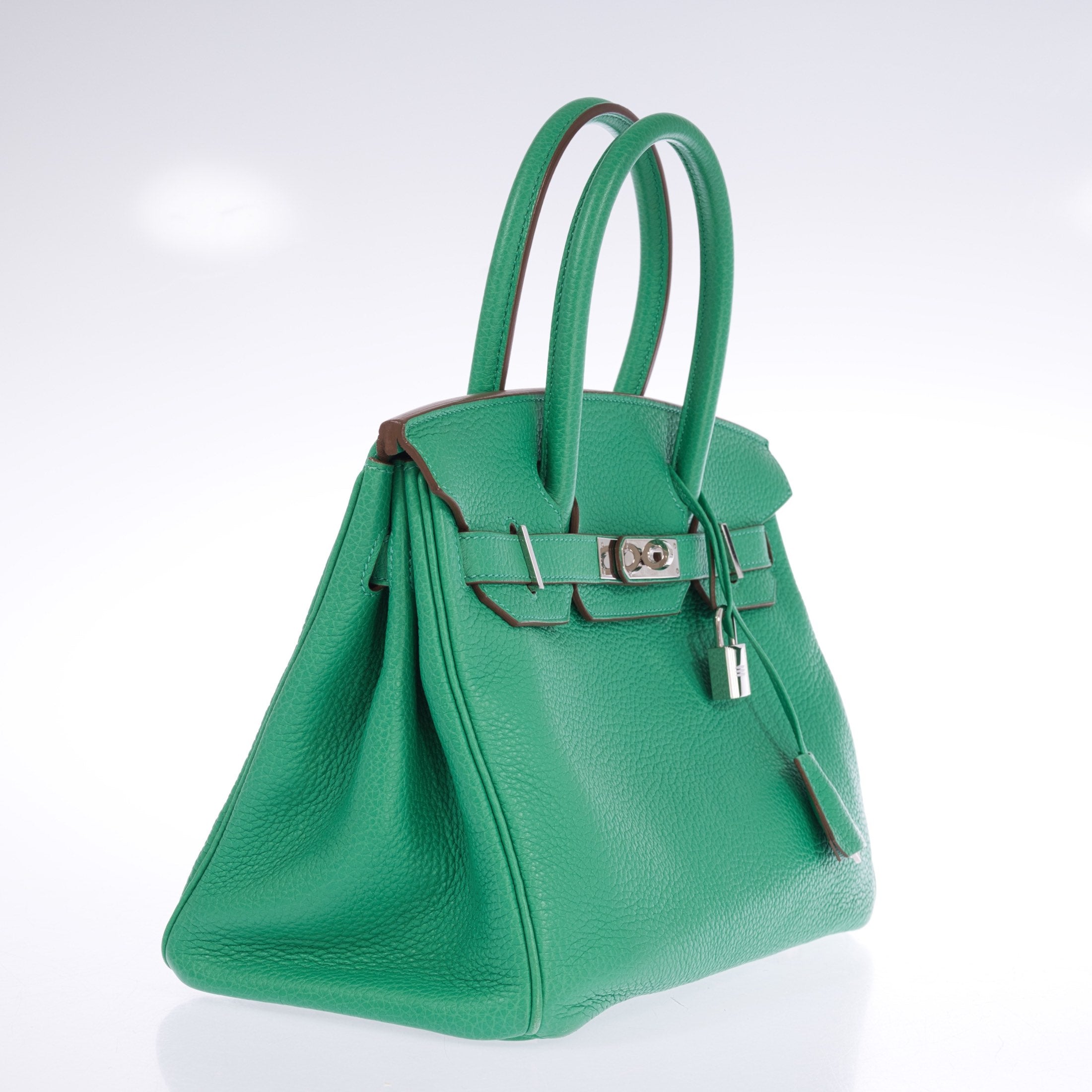 Hermès Birkin 30 Menthe Clemence with Palladium Hardware