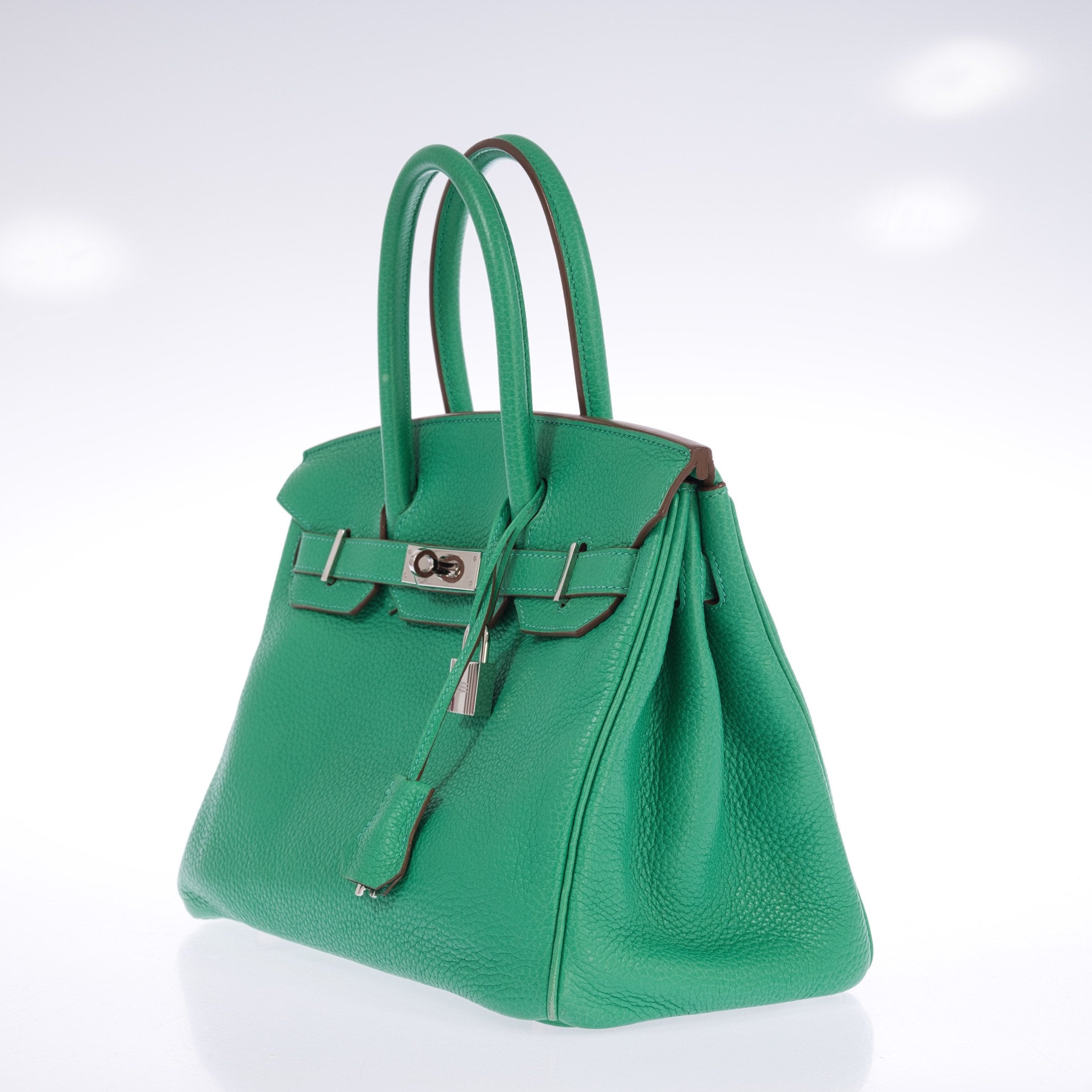 Hermès Birkin 30 Menthe Clemence with Palladium Hardware
