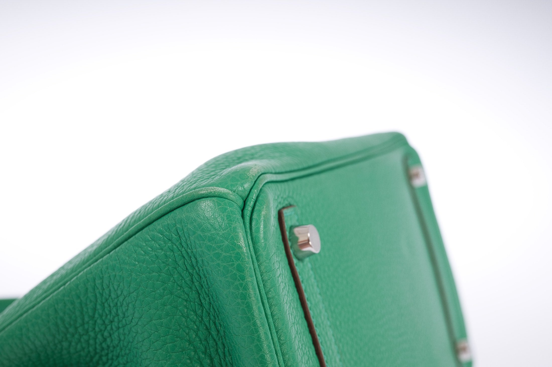 Hermès Birkin 30 Menthe Clemence with Palladium Hardware