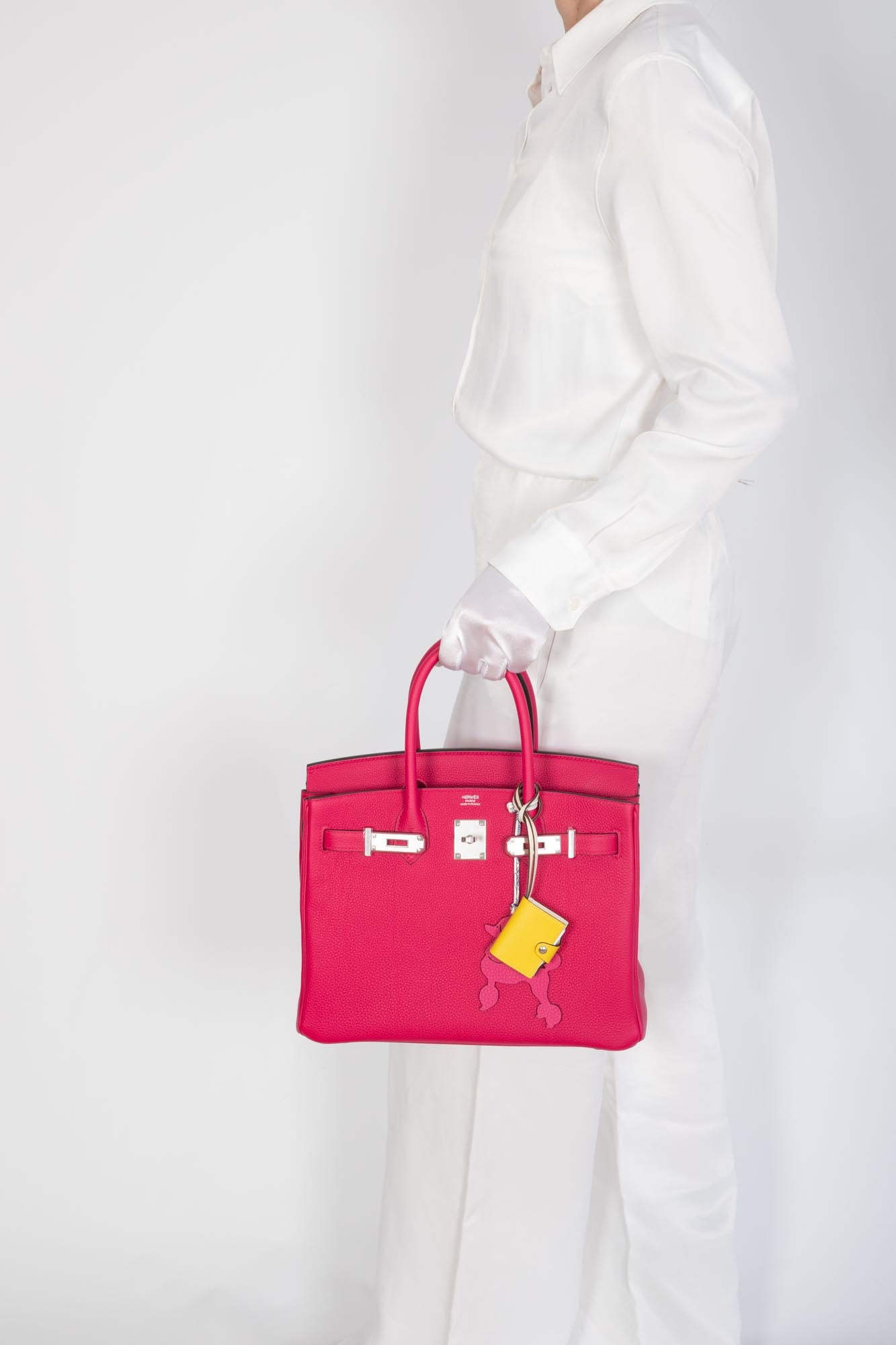 Hermès Birkin 30 Rose Mexico Togo Palladium Hardware