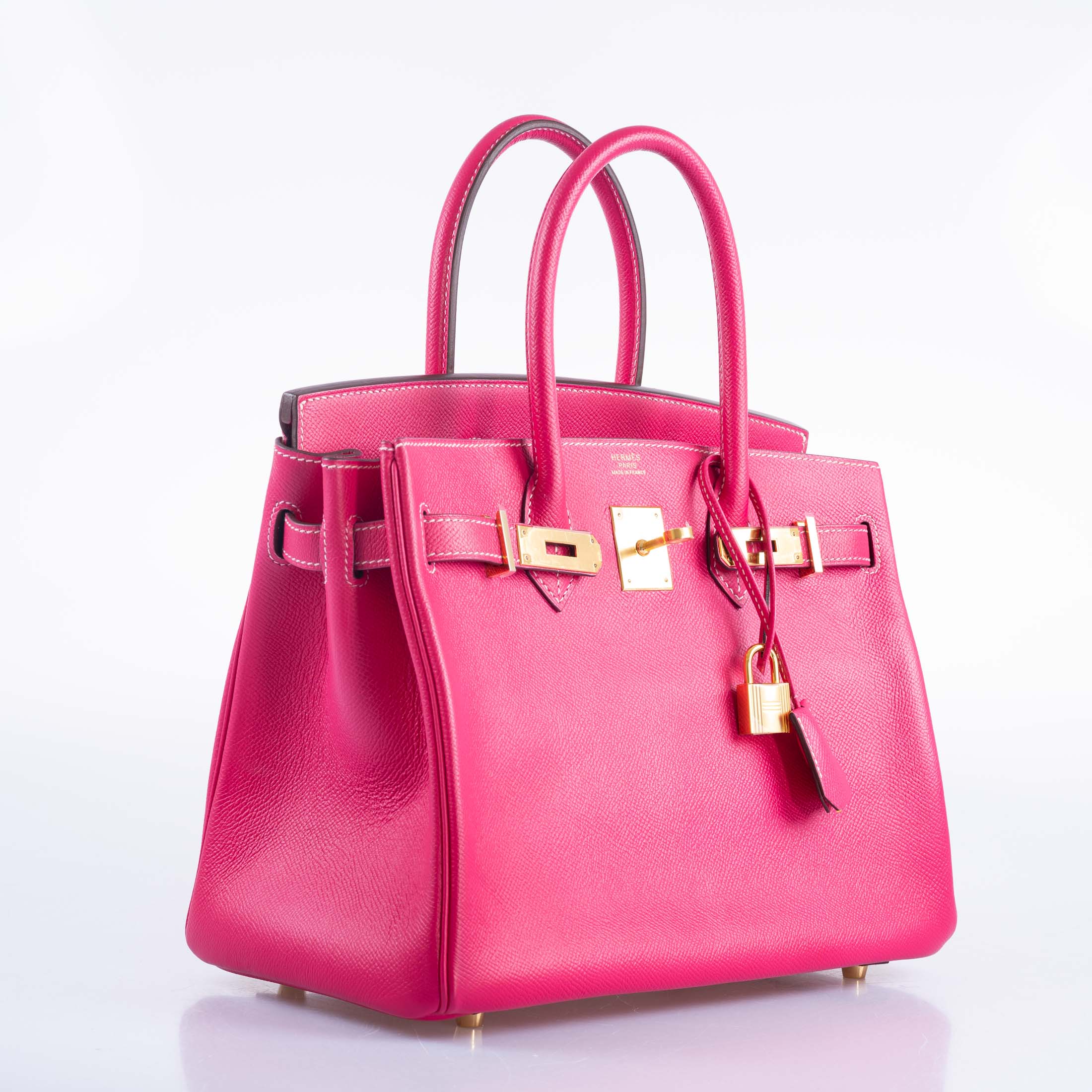 Hermès Birkin 30 Rose Tyrien Epsom Gold Hardware
