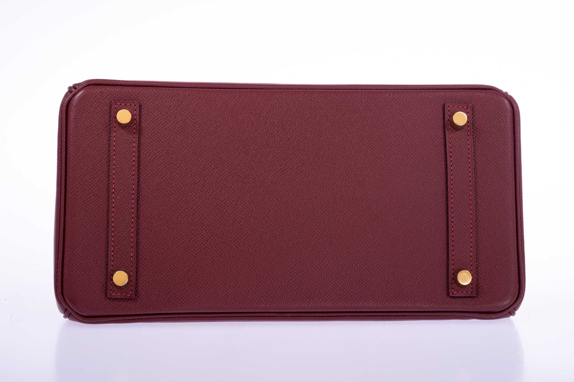 Hermès Birkin 30 Rouge H Epsom Gold Hardware