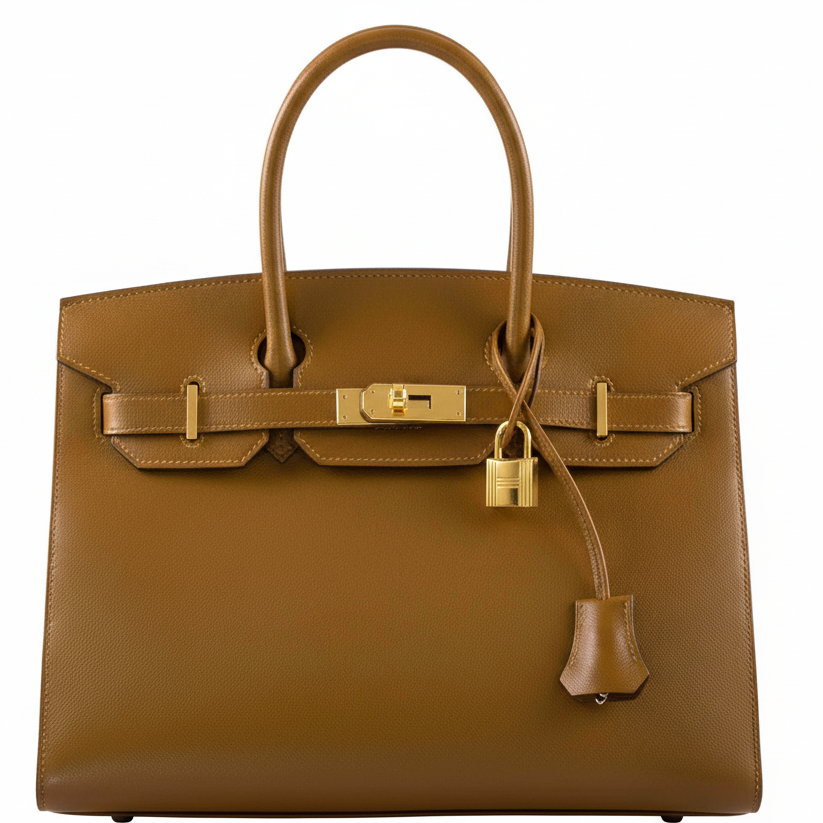 Hermès Birkin 30 Sellier Bronze Doré Madame Gold Hardware