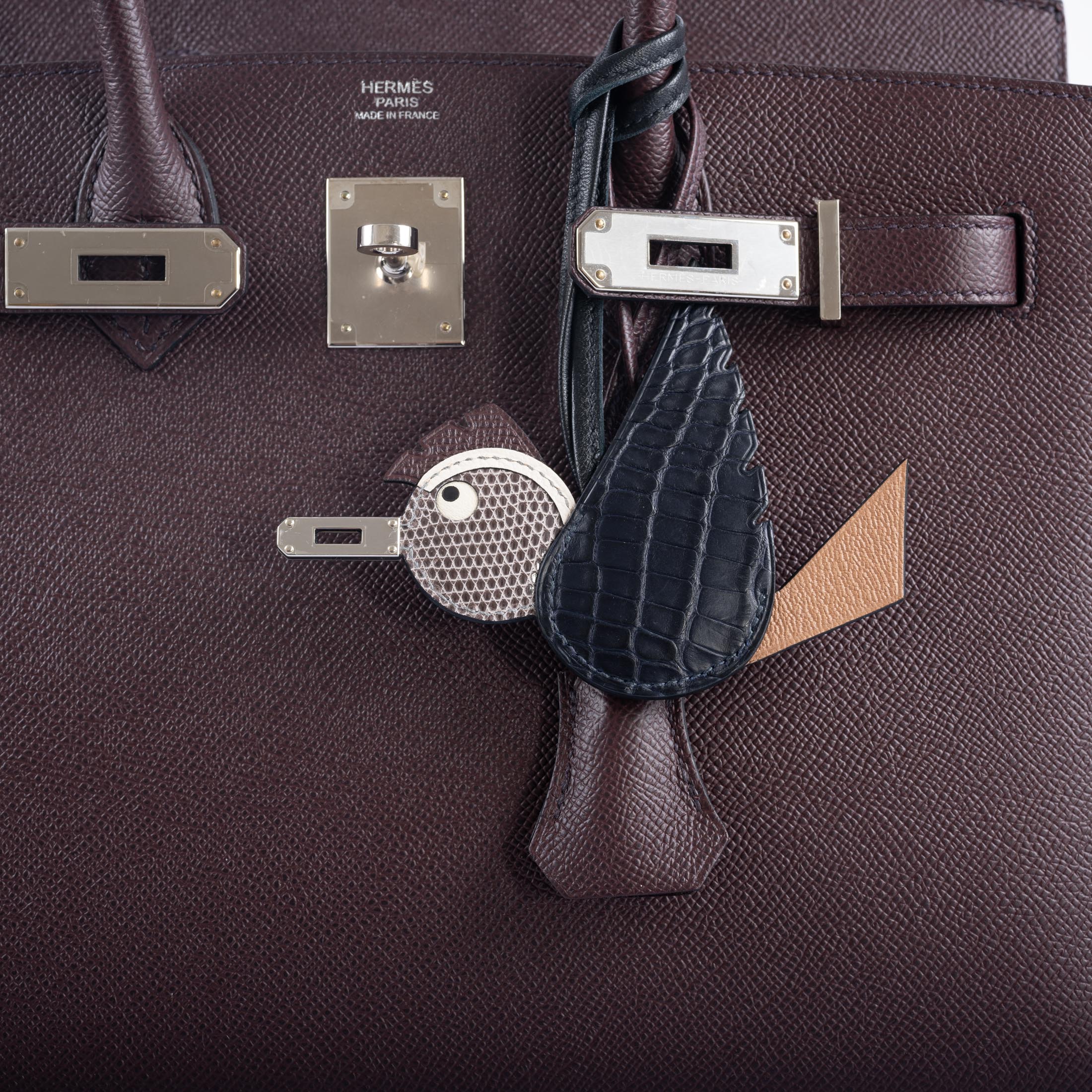 Hermès Birkin 30 Sellier Rouge Epsom Palladium Hardware