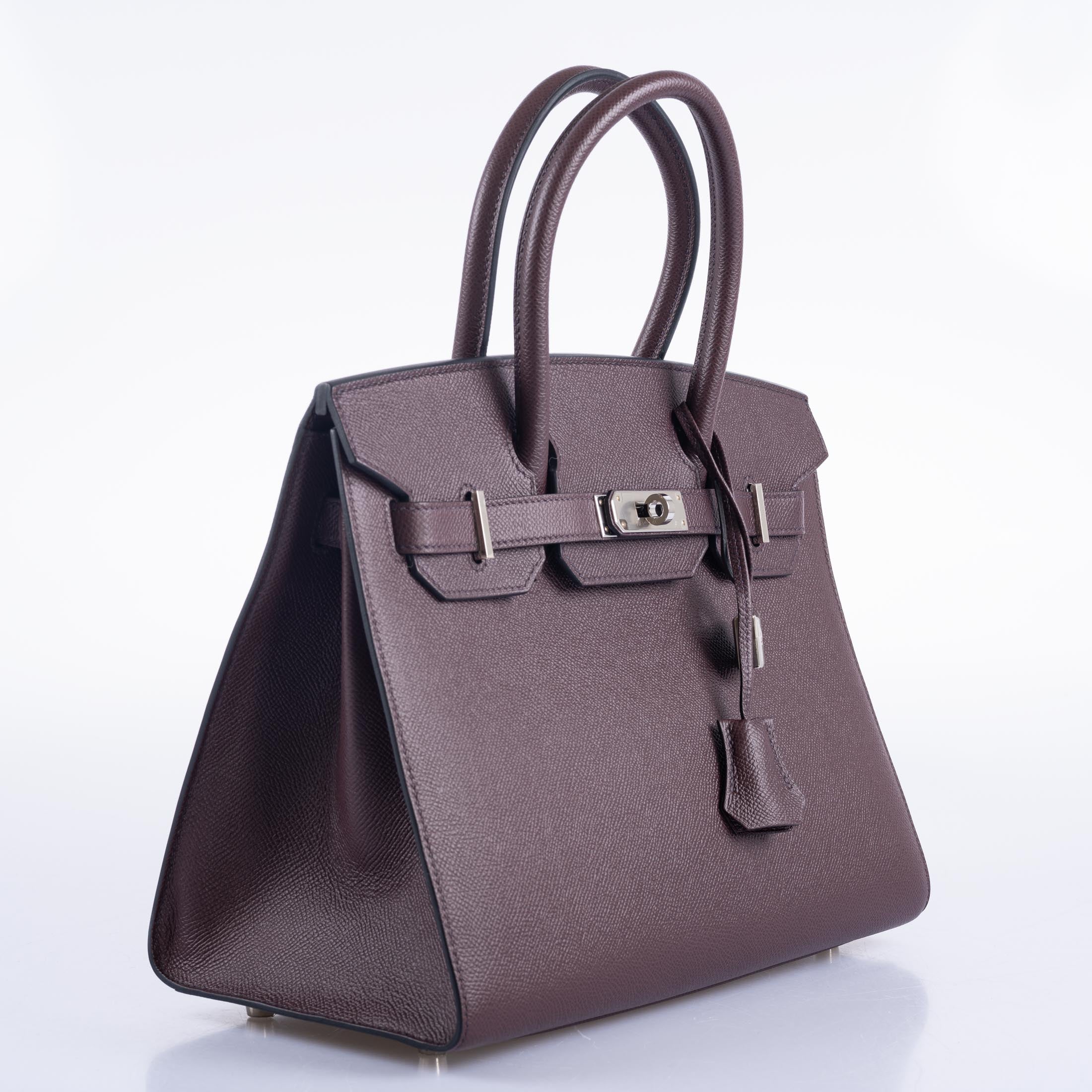 Hermès Birkin 30 Sellier Rouge Epsom Palladium Hardware